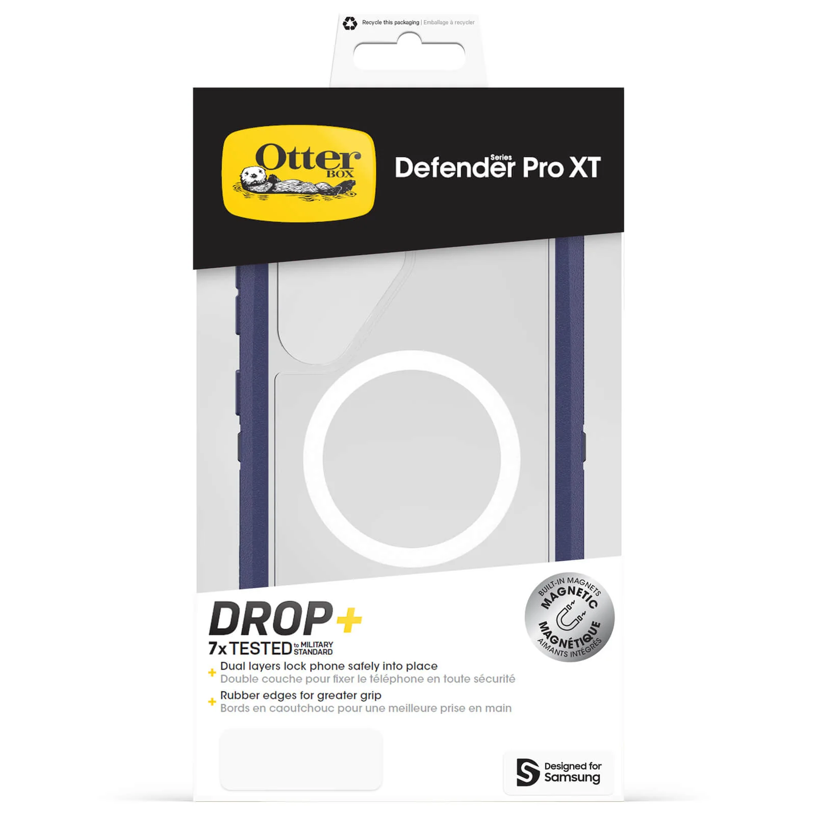OtterBox Samsung Galaxy S25 Ultra Case Defender Series XT Clear with Magnets - Image 10