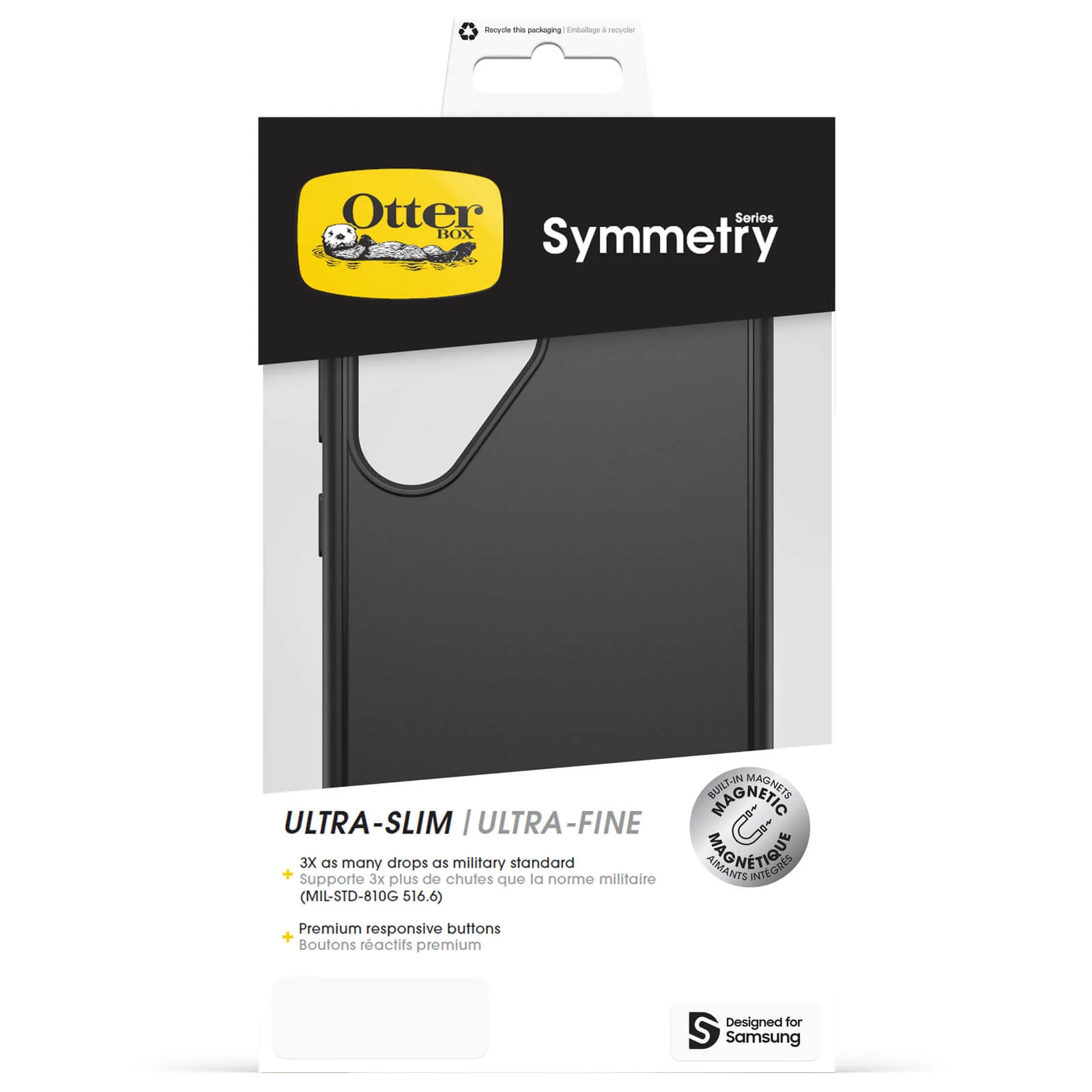 OtterBox Samsung Galaxy S25 Ultra Case Symmetry Series with Magnets - Image 5