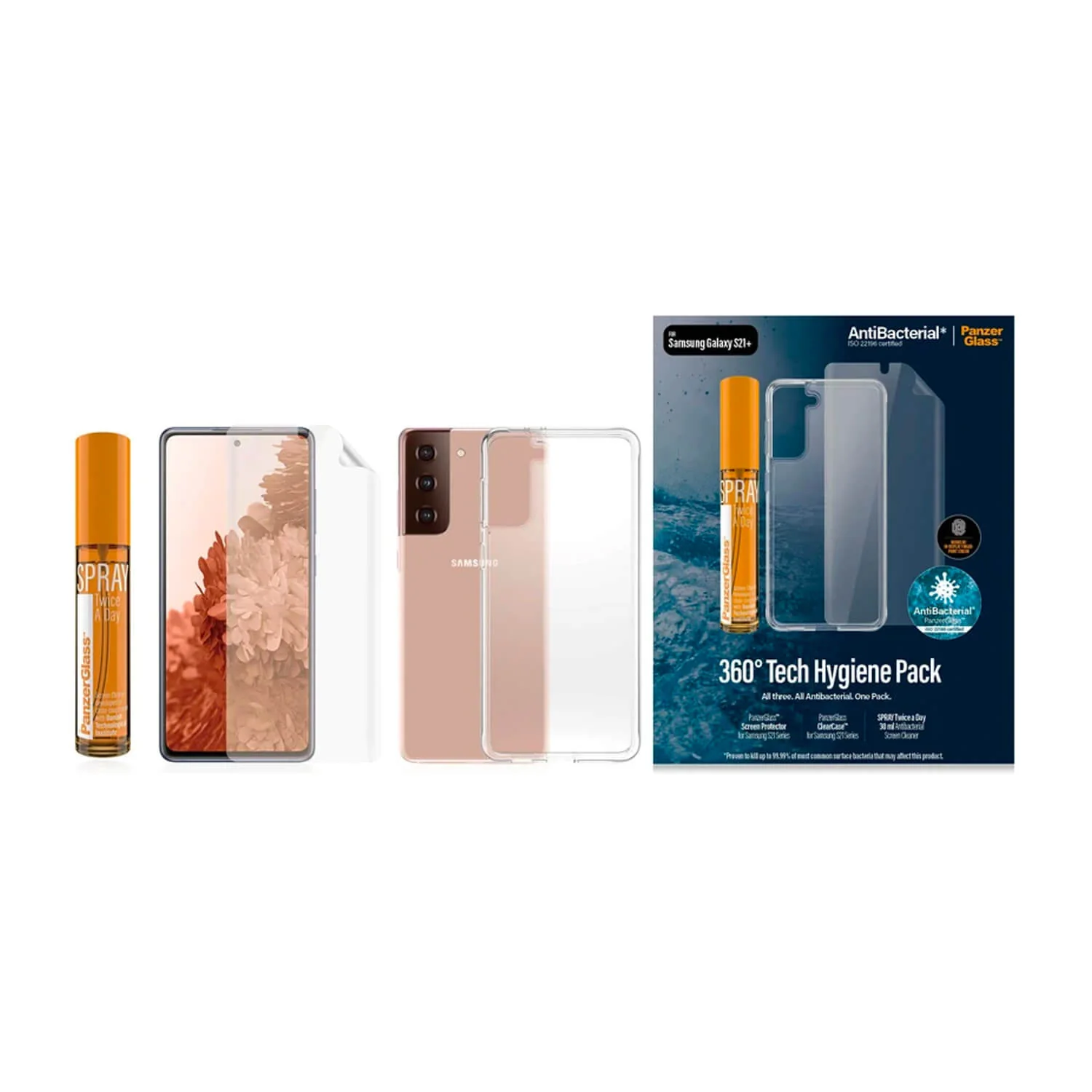 PanzerGlass™ Samsung Galaxy S21 Plus 5G Case & Screen Protector Hygiene Pack - Image 2