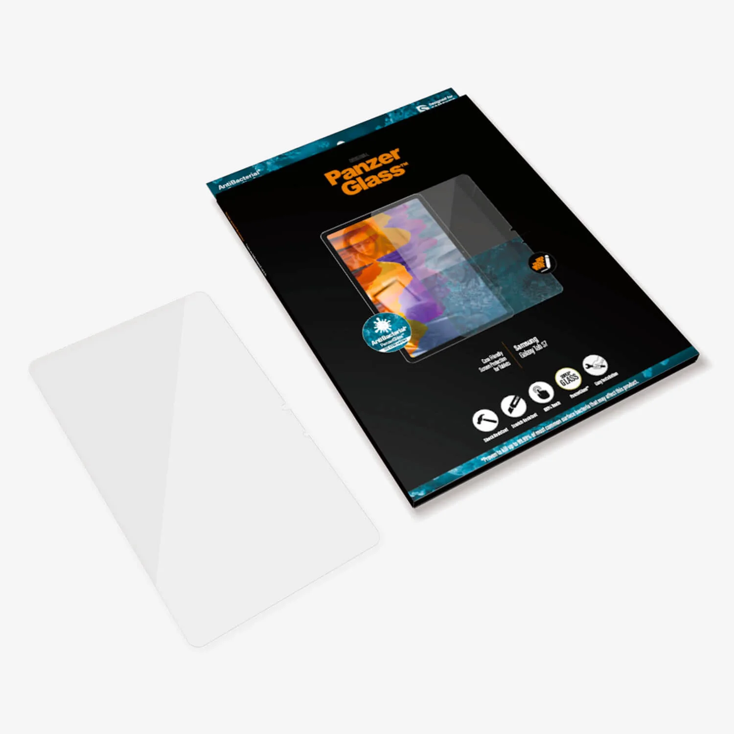 PanzerGlass™ Samsung Galaxy Tab S7 Screen Protector Glass - Image 4