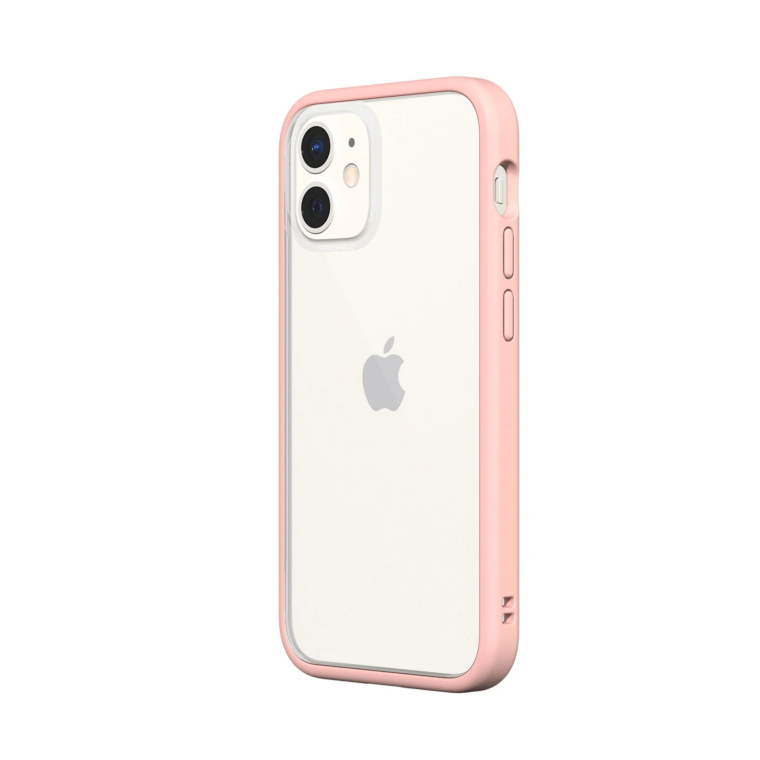RhinoShield iPhone 12 mini Case MOD NX with Rim, Button, Frame, Clear Back Plate Blush Pink - Image 5