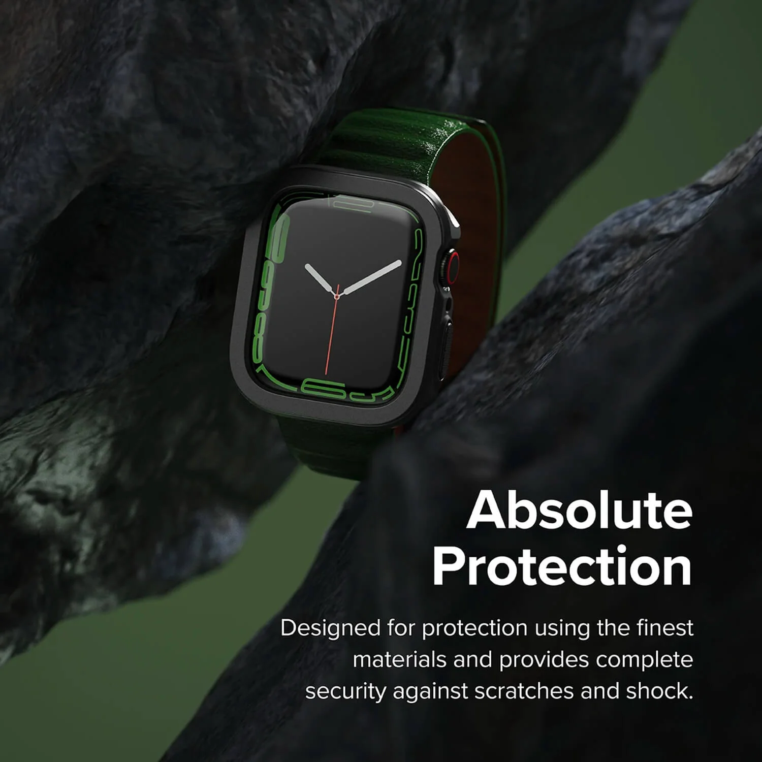 Ringke Apple Watch 9 / 8 / 7 41mm Case Air Sports Black - Image 8