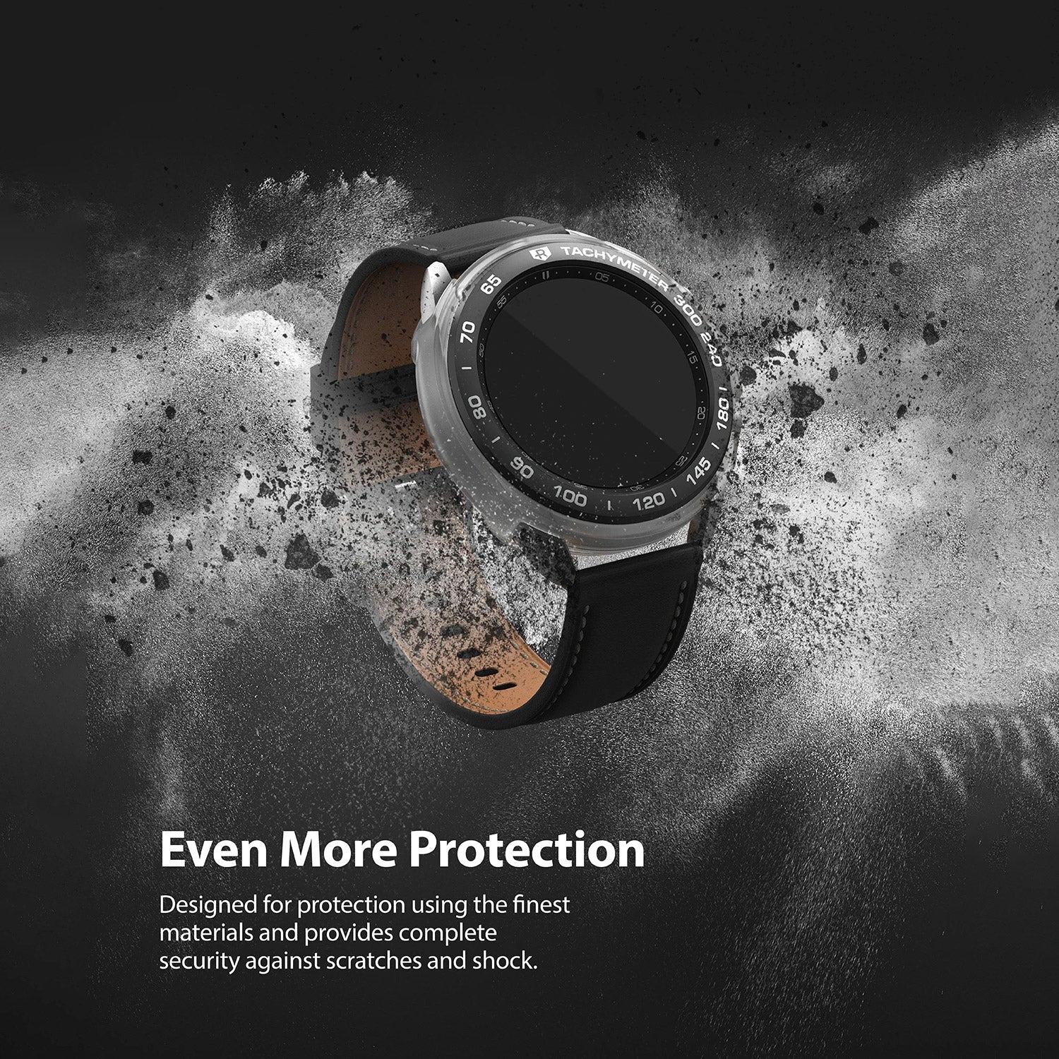 Ringke Galaxy Watch 3 41mm Styling 10 Air Sports Matte Clear Case+ Bezel Combo Pack - Image 4