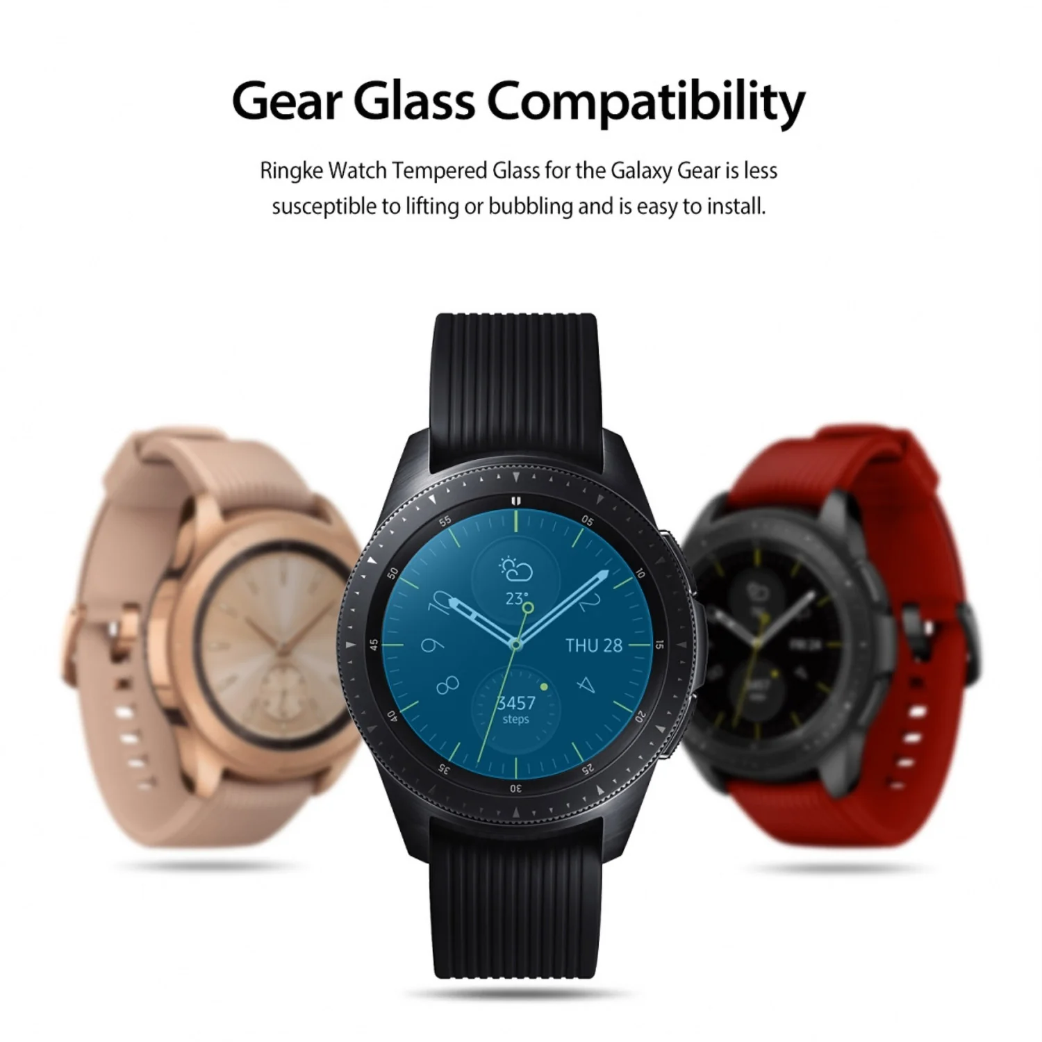 Ringke Galaxy Watch 3 45mm Screen Protector Tempered Glass - Image 9