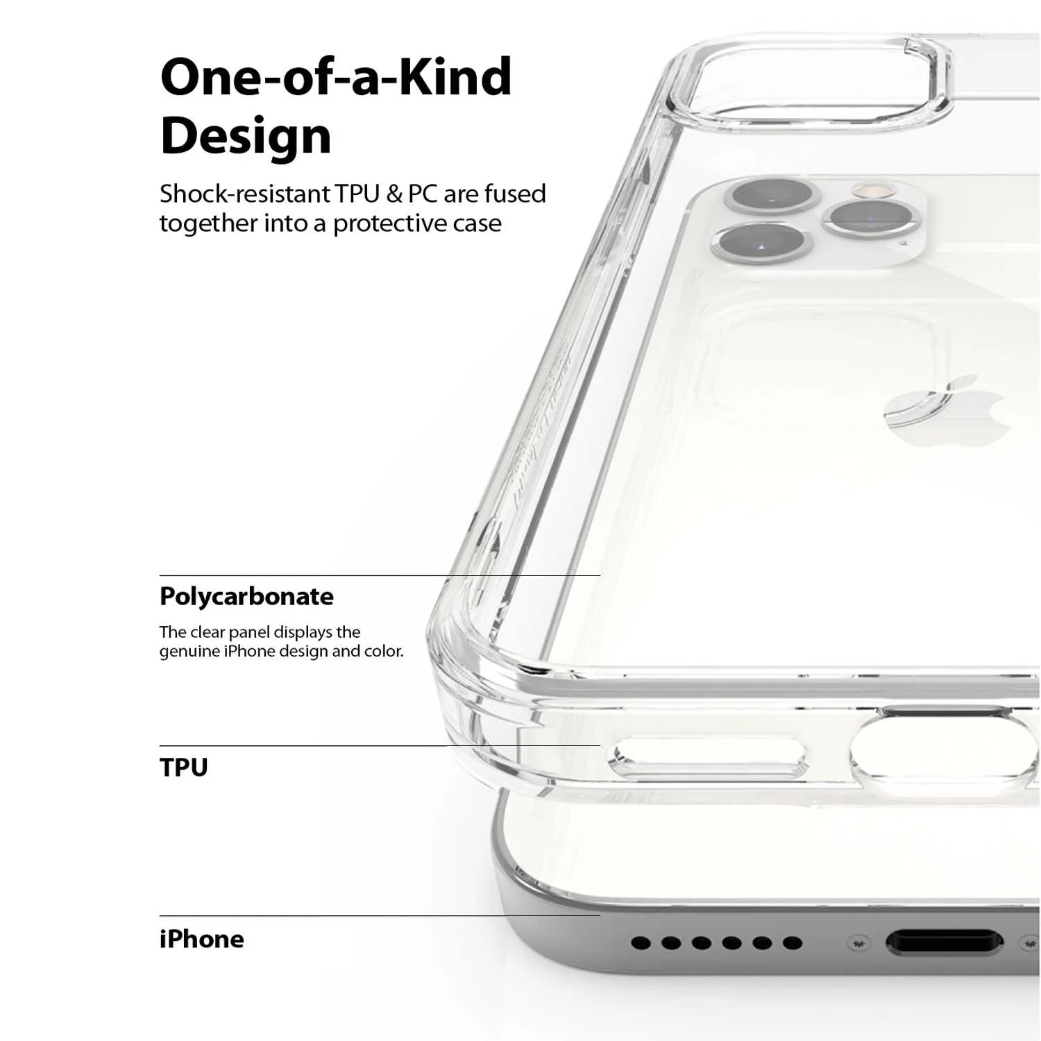 Ringke iPhone 12 Pro Max Case Fusion Clear - Image 3
