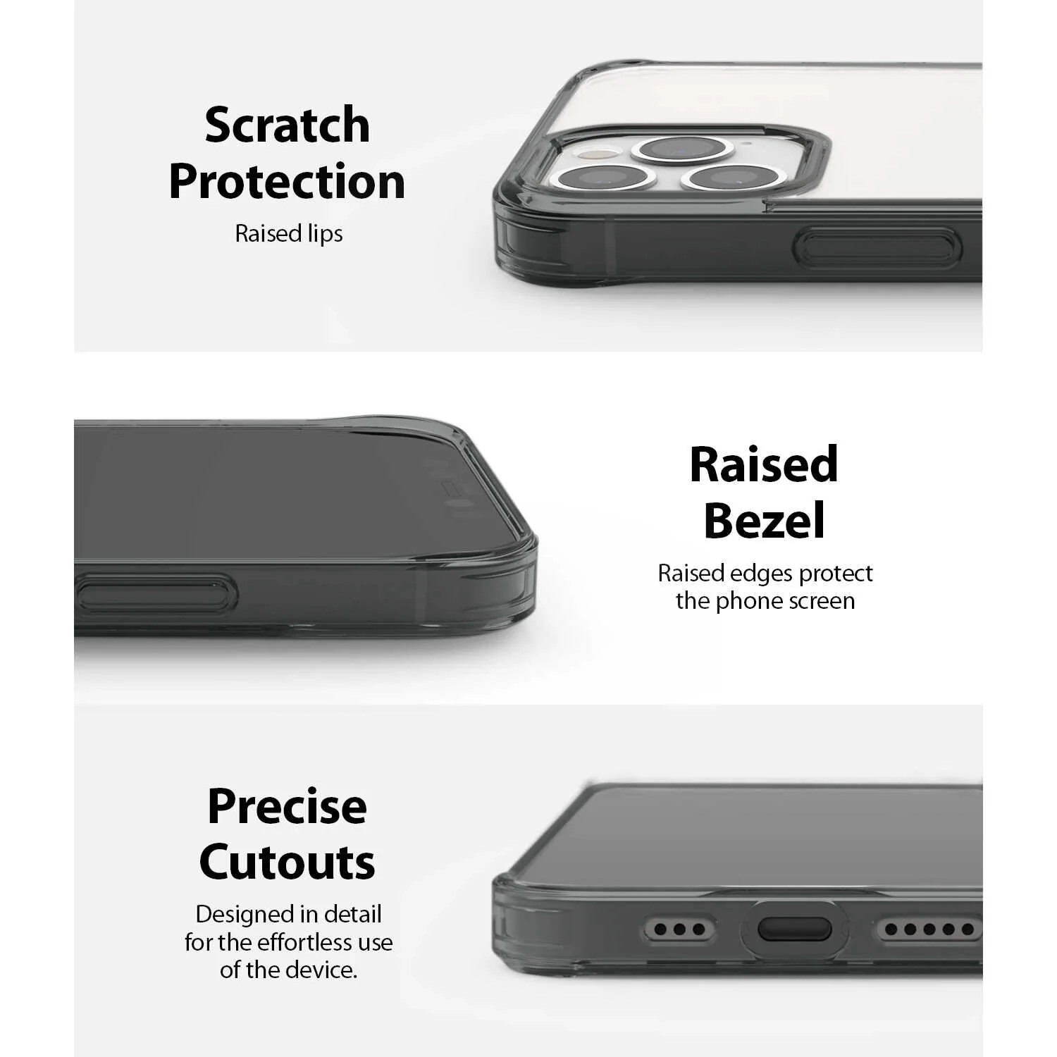 Ringke iPhone 12 Pro Max Case Fusion Smoke Black - Image 2