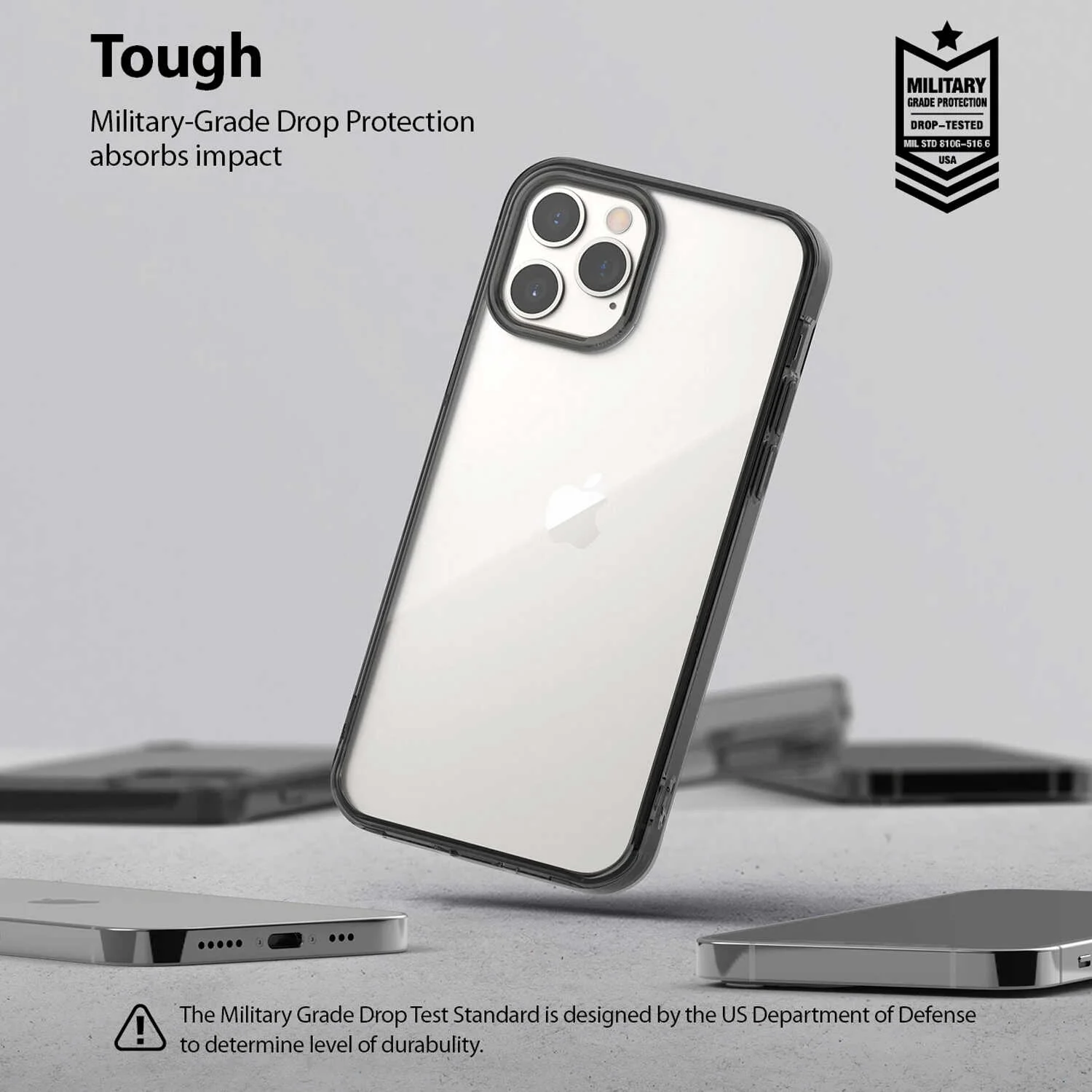 Ringke iPhone 12 Pro Max Case Fusion Smoke Black - Image 5