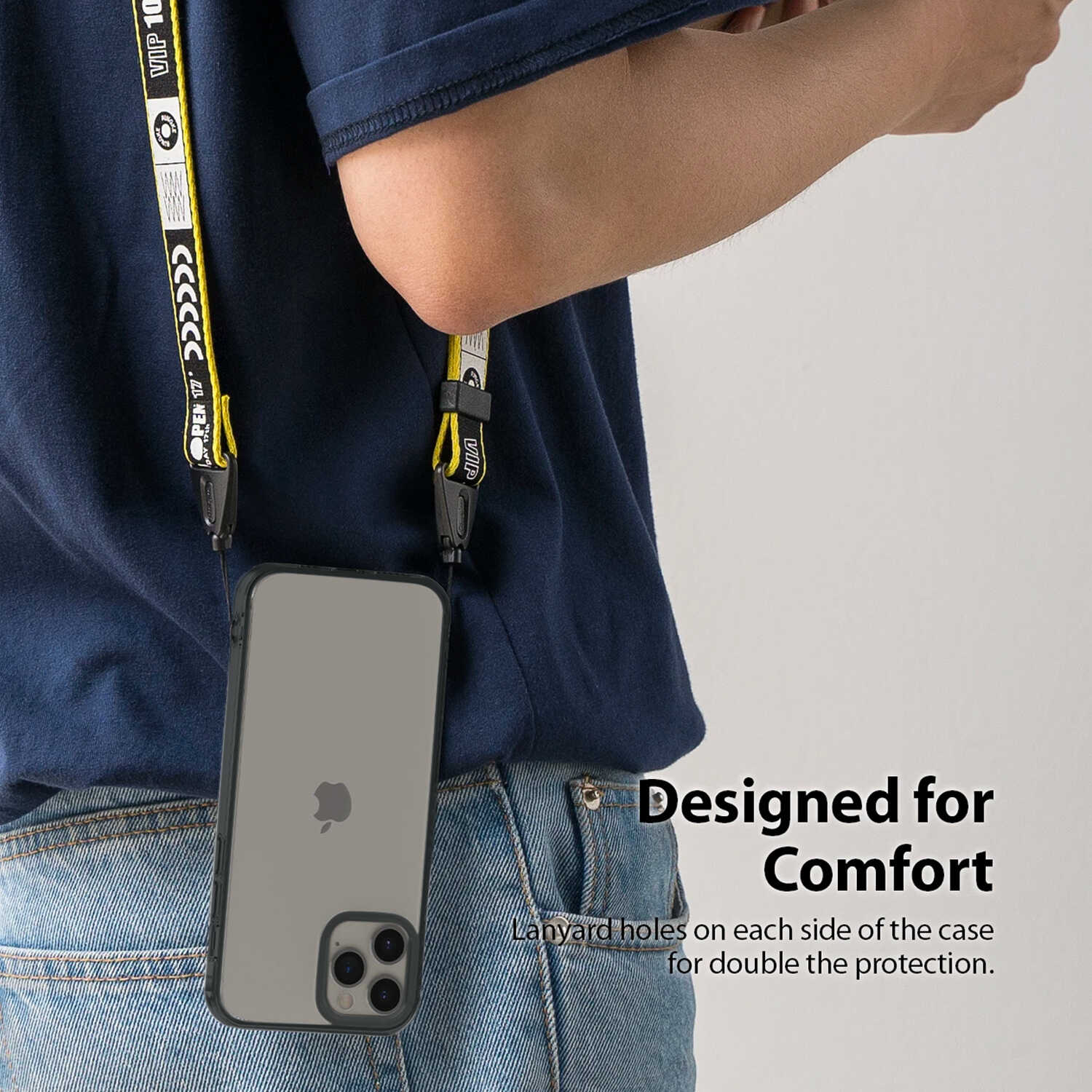 Ringke iPhone 12 Pro Max Case Fusion Smoke Black - Image 6