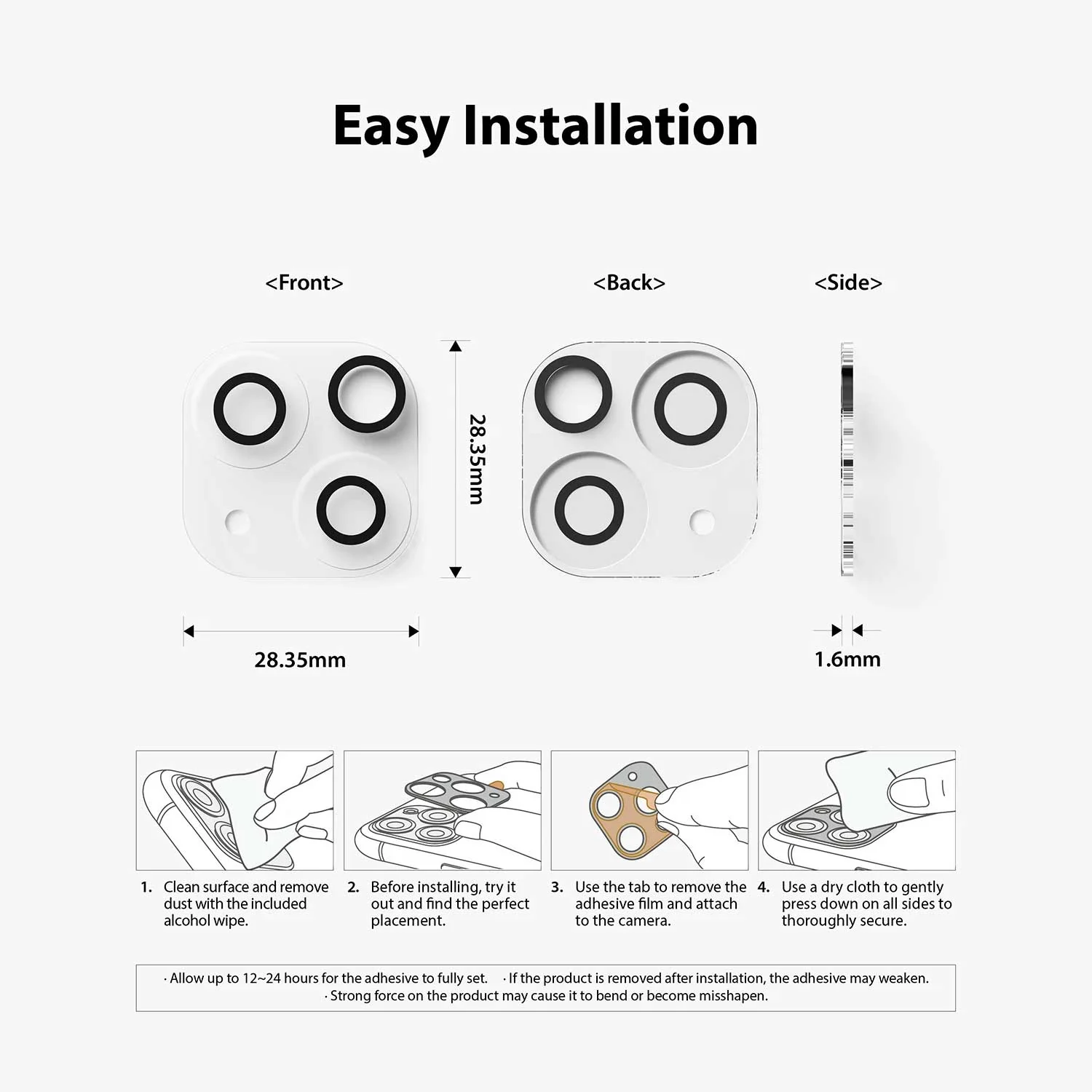 Ringke iPhone 13 Mini Camera Lens Protector 2pack - Image 12
