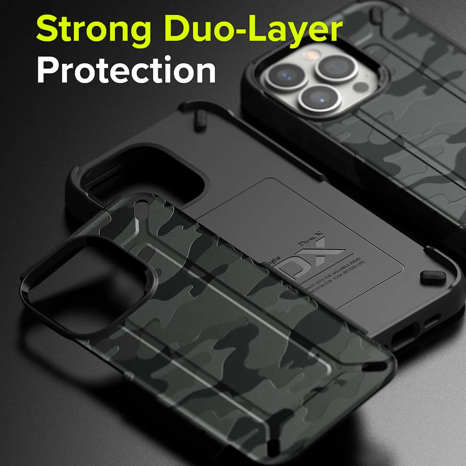 Ringke iPhone 13 Pro Case DX Gunmetal - Image 2