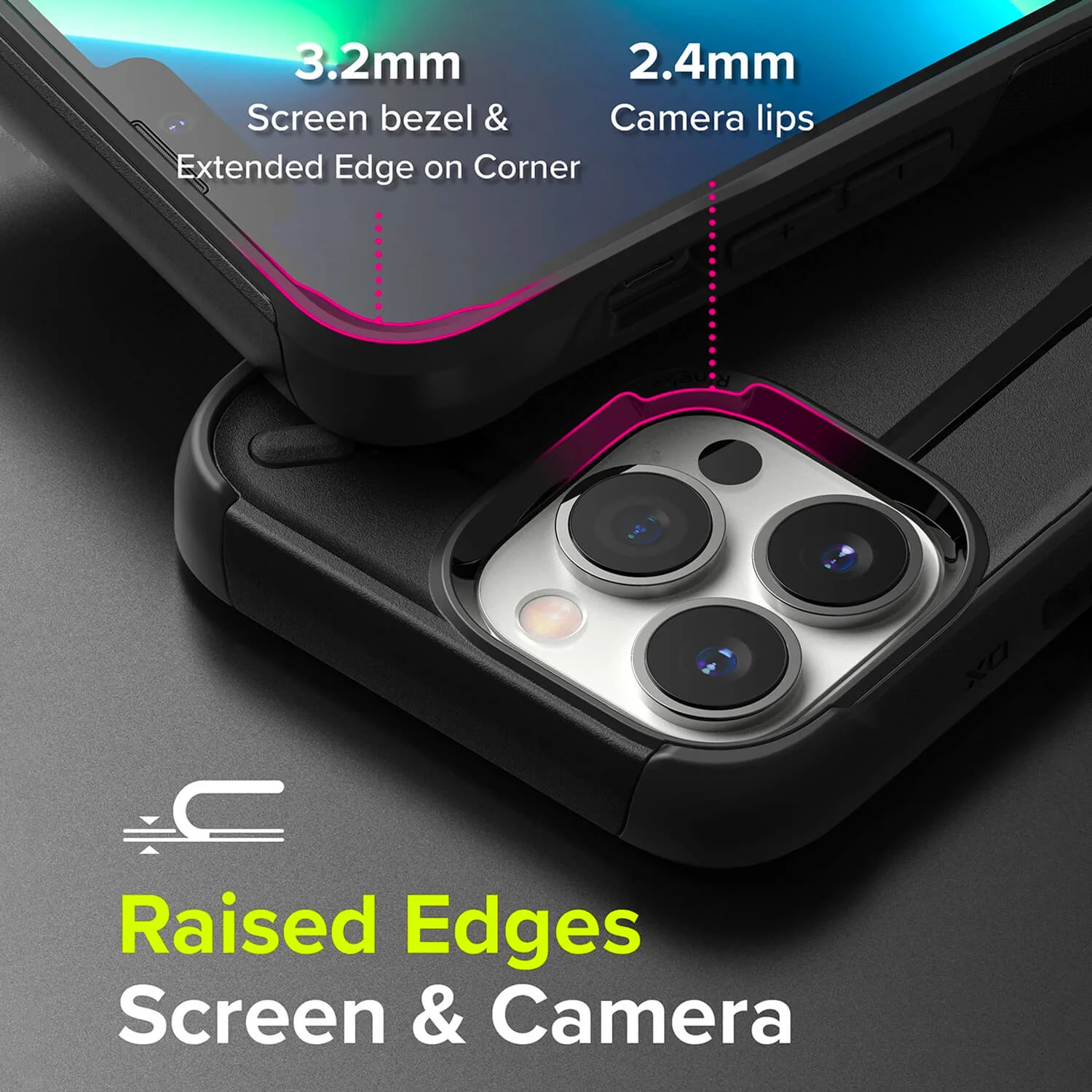 Ringke iPhone 13 Pro Case DX Gunmetal - Image 3