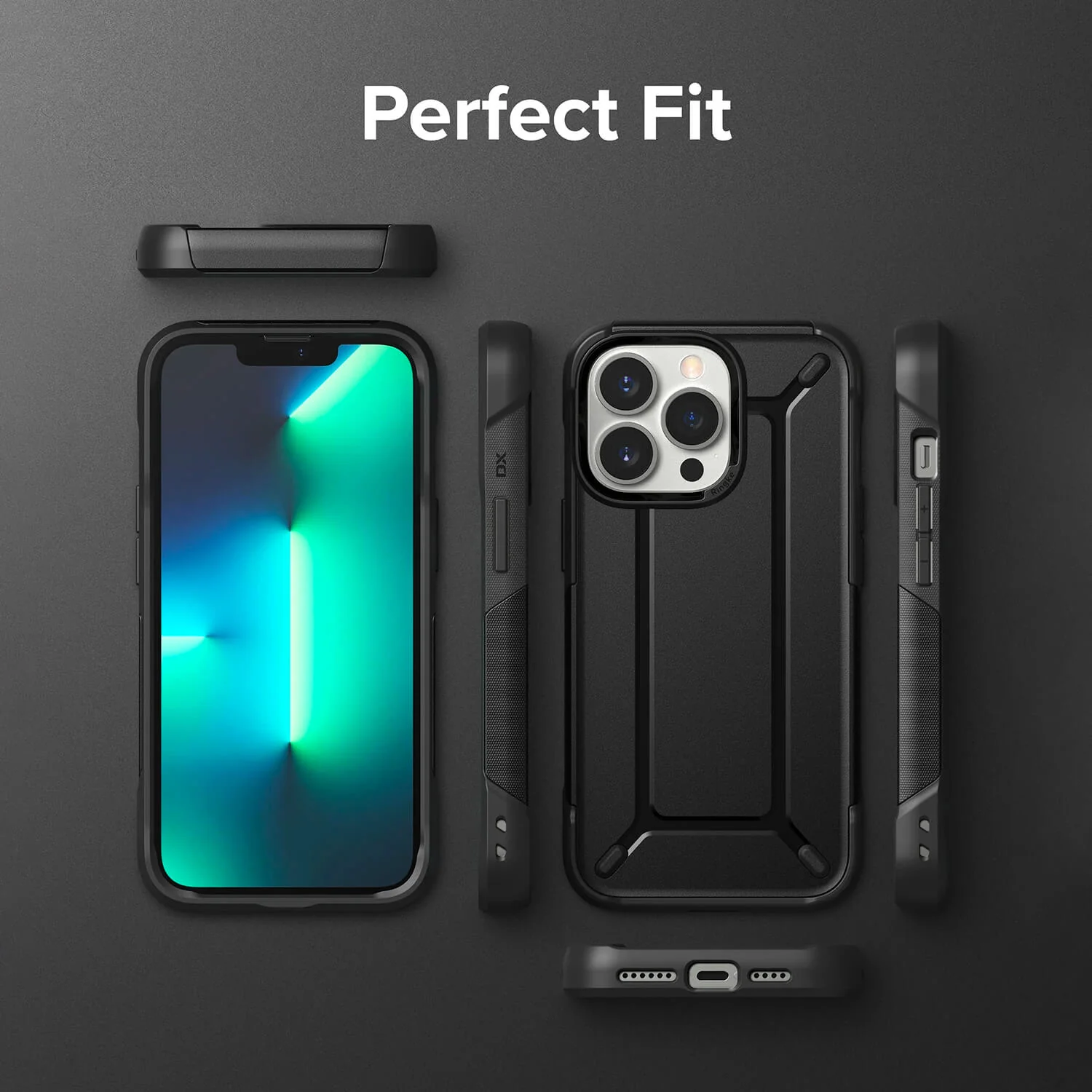 Ringke iPhone 13 Pro Case DX Gunmetal - Image 5