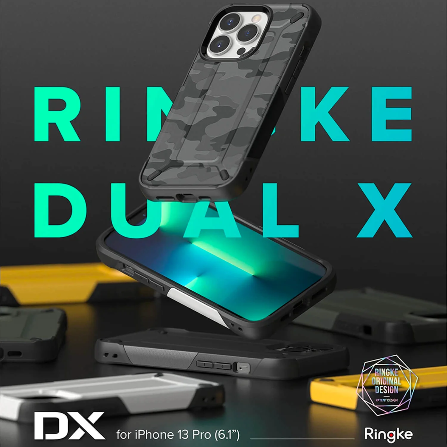 Ringke iPhone 13 Pro Case DX Gunmetal - Image 8