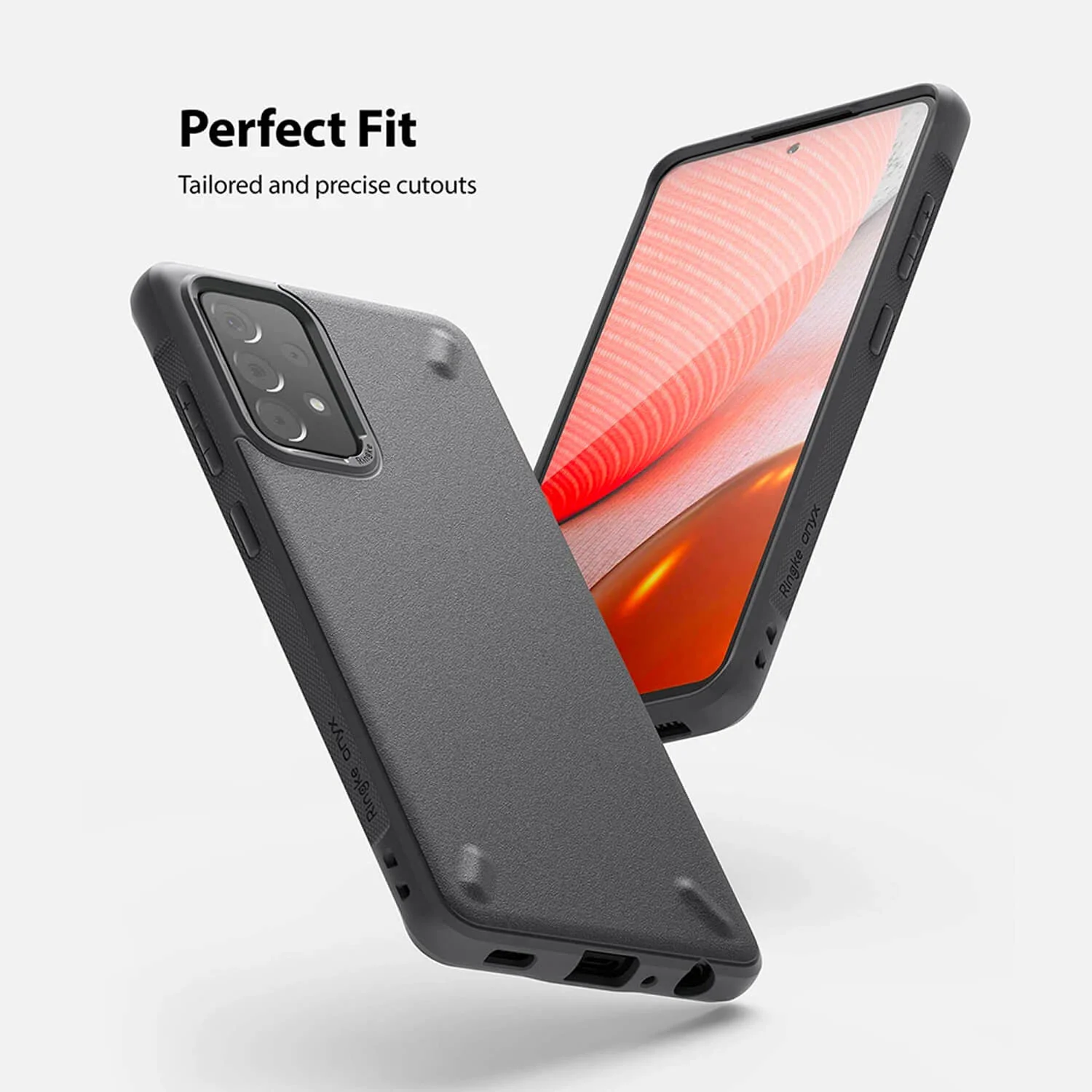 Ringke Samsung Galaxy A72 Case Onyx Dark Grey - Image 4