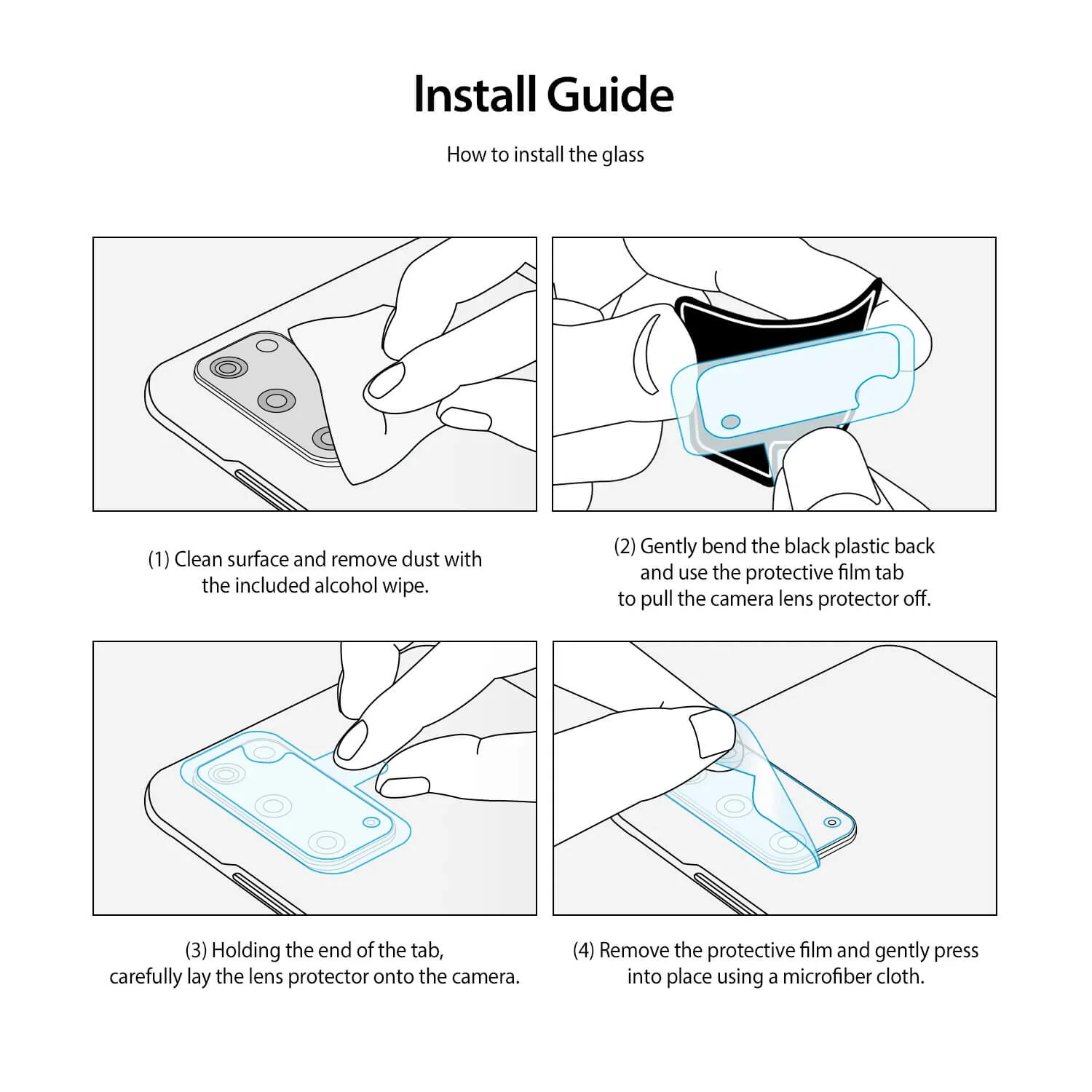 Ringke Samsung Galaxy S20 Plus Camera Protector Invisible Defender Glass - Image 13
