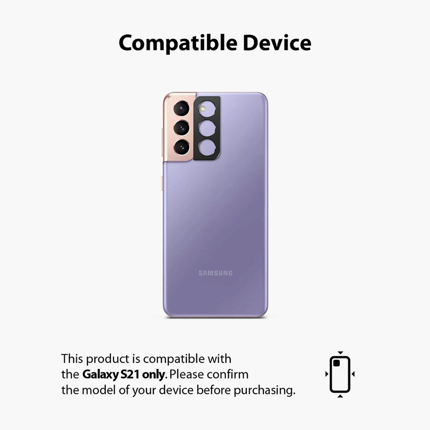 Ringke Samsung Galaxy S21 5G Camera Styling Protector - Image 4