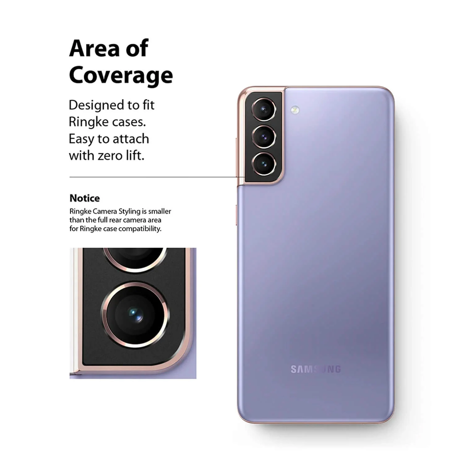 Ringke Samsung Galaxy S21 5G Camera Styling Protector - Image 9