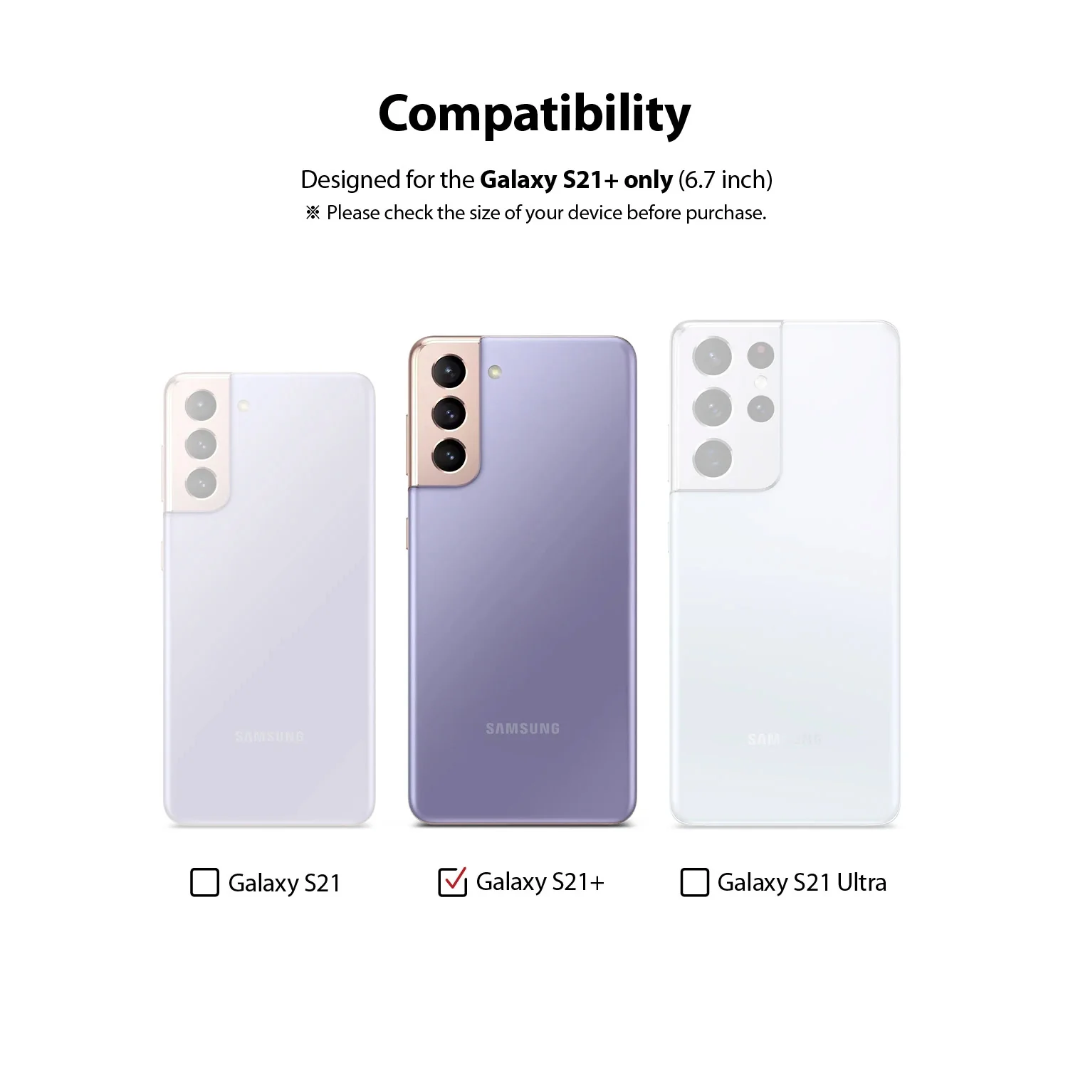 Ringke Samsung Galaxy S21 Plus 5G Screen Protector Easy Flex 2 Pack - Image 3