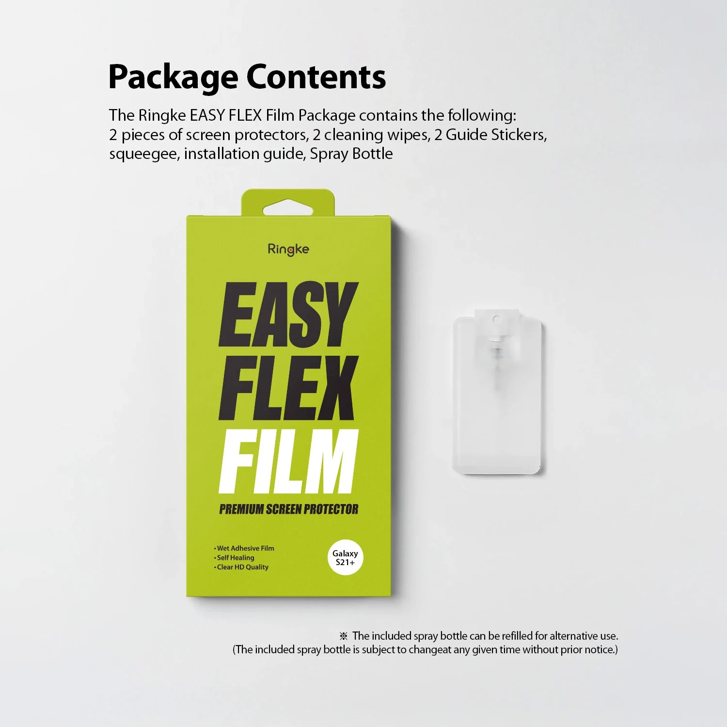 Ringke Samsung Galaxy S21 Plus 5G Screen Protector Easy Flex 2 Pack - Image 5