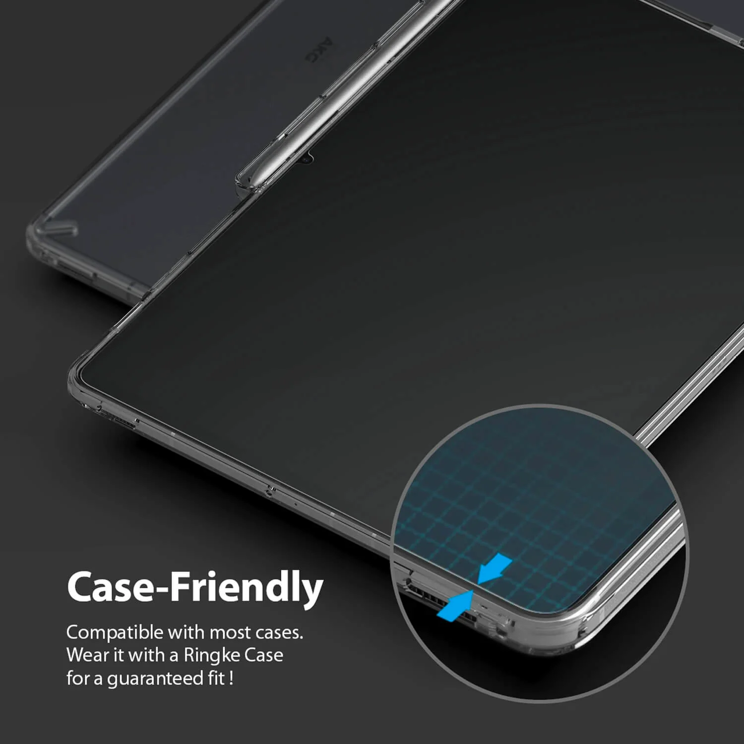 Ringke Samsung Galaxy Tab S8 / S7 Invisible Defender Glass Screen Protector - Image 12