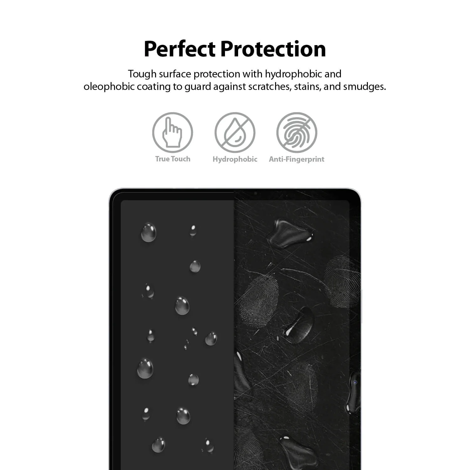 Ringke Samsung Galaxy Tab S8 / S7 Invisible Defender Glass Screen Protector - Image 13