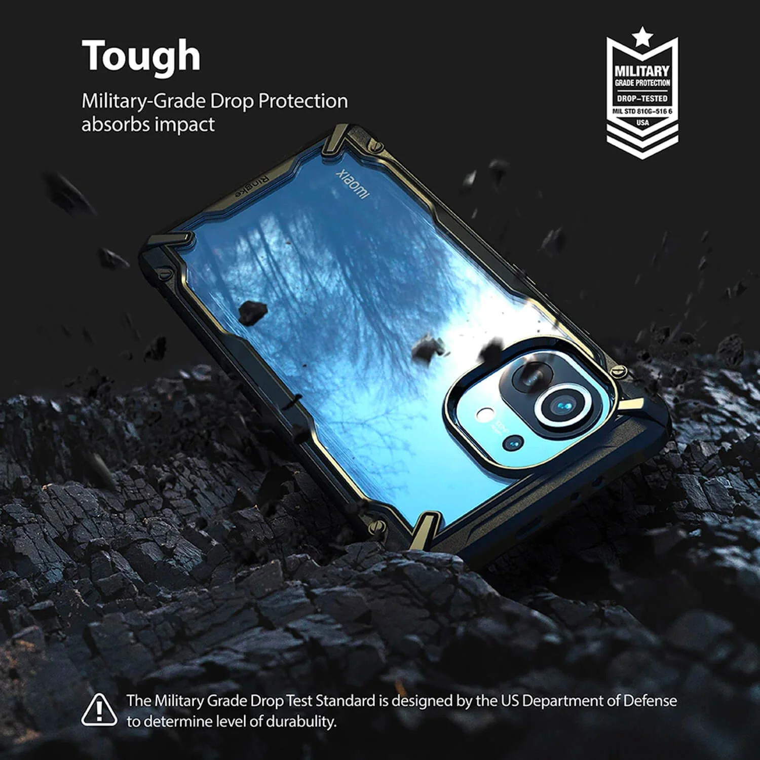 Ringke Xiaomi Mi 11T & 11T Pro Case Fusion X Black - Image 7