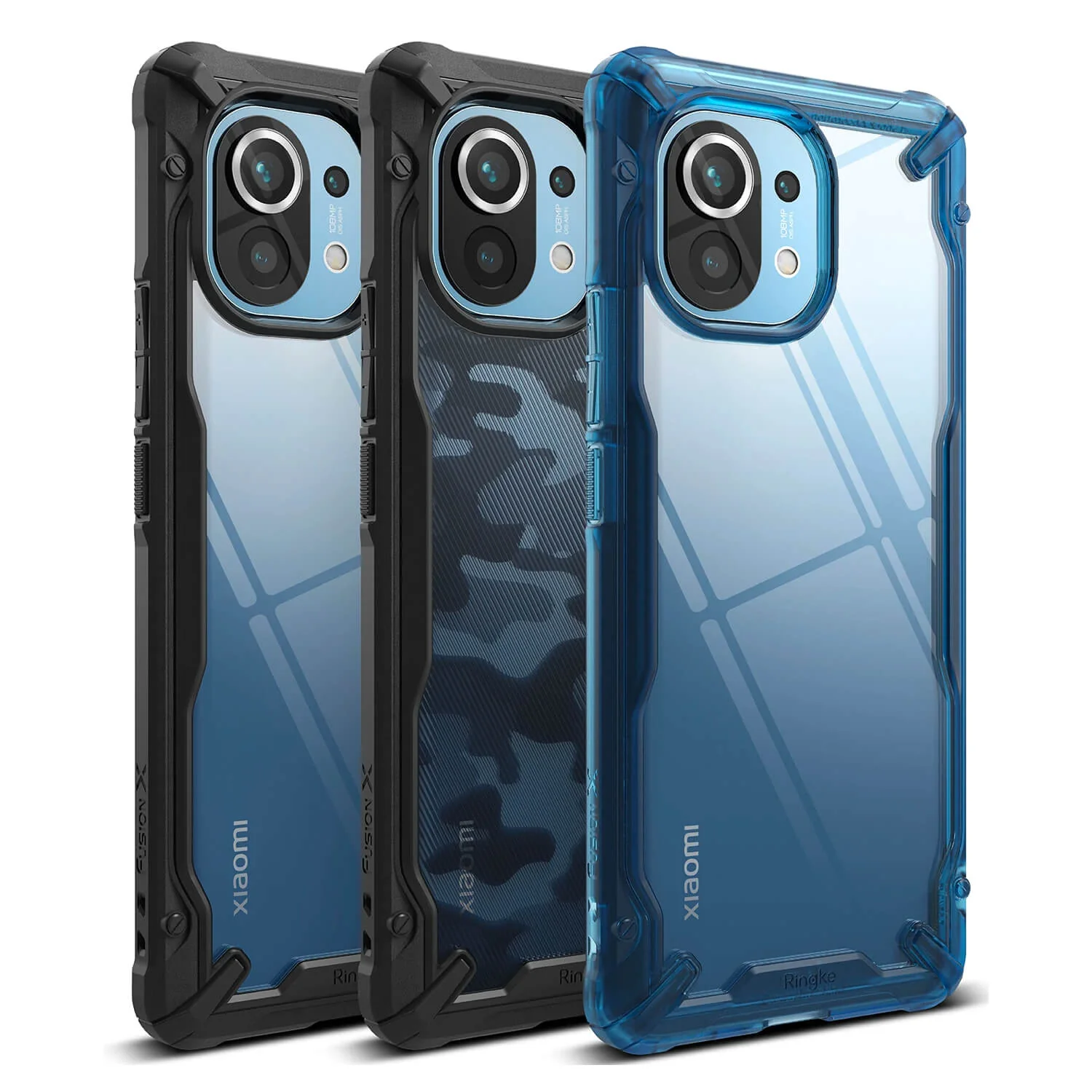 Ringke Xiaomi Mi 11T & 11T Pro Case Fusion X Camo Black - Image 10