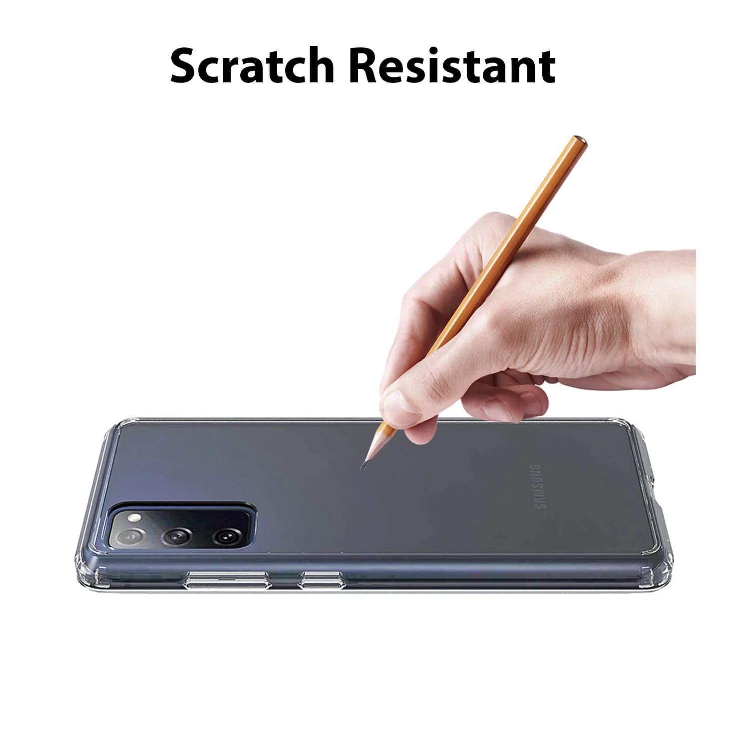 Tough On Samsung Galaxy S20 FE 5G Case Hybrid Clear - Image 3