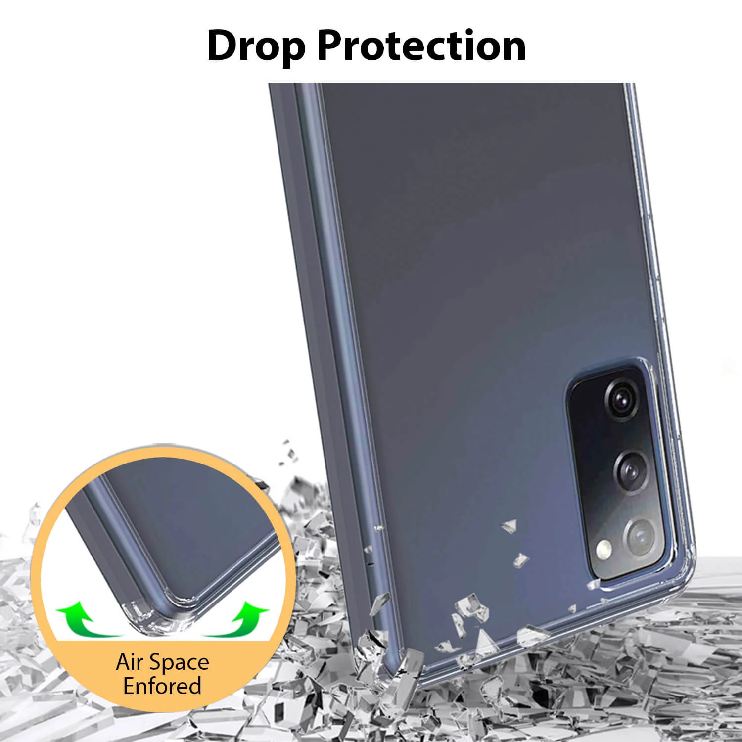 Tough On Samsung Galaxy S20 FE 5G Case Hybrid Clear - Image 5