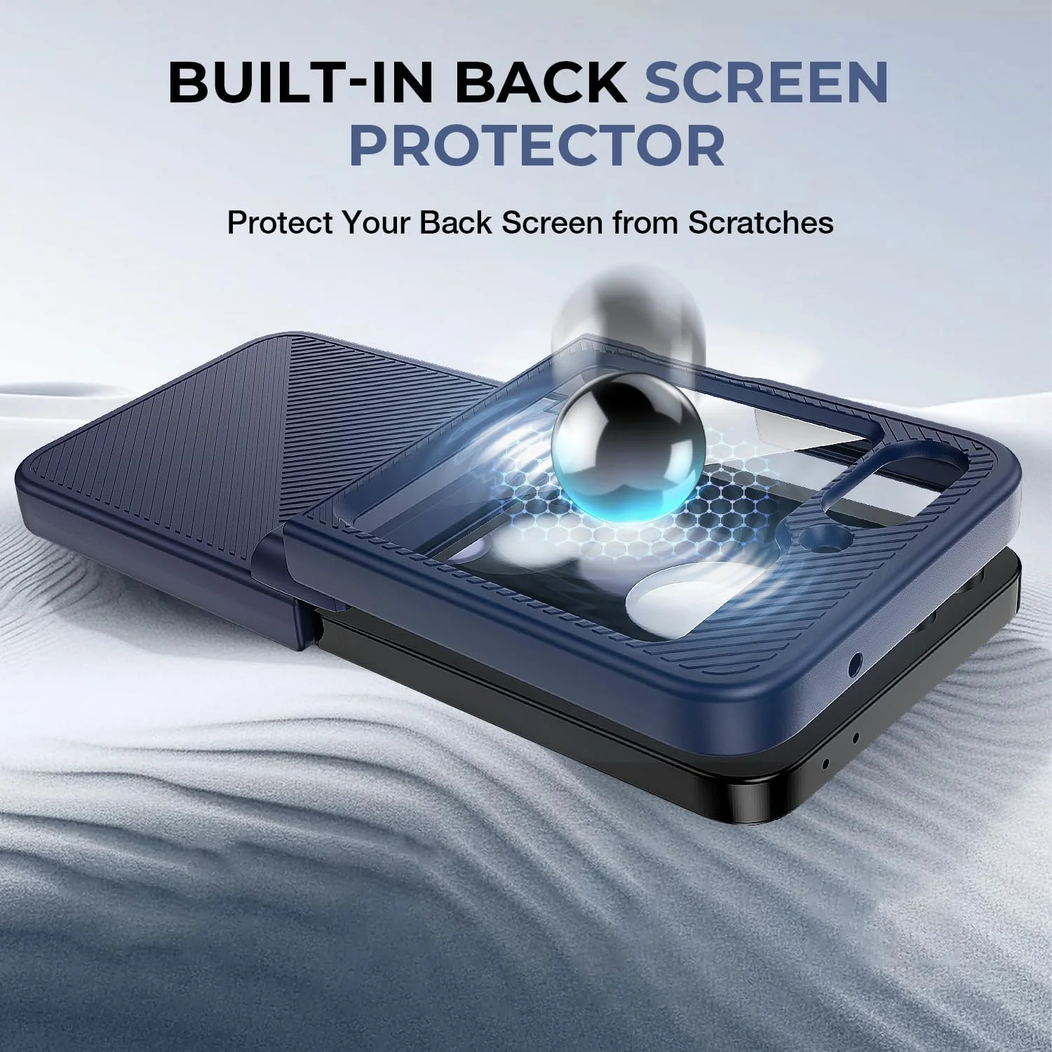 Samsung Galaxy Z Flip6 Case Full Body Protection with Screen Protector & Kickstand - Image 12