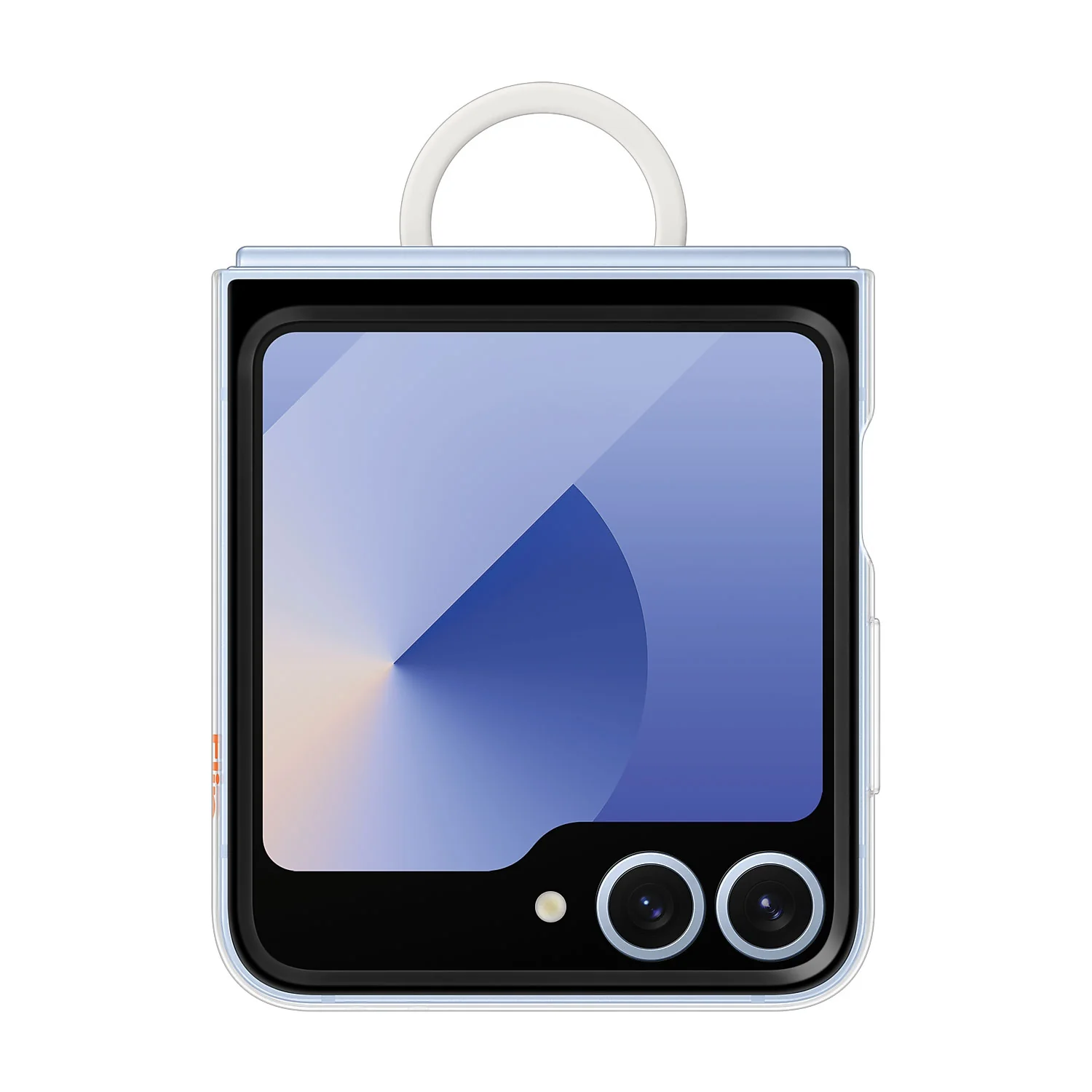 Samsung Galaxy Z Flip6 Clear Case with Ring - Image 2