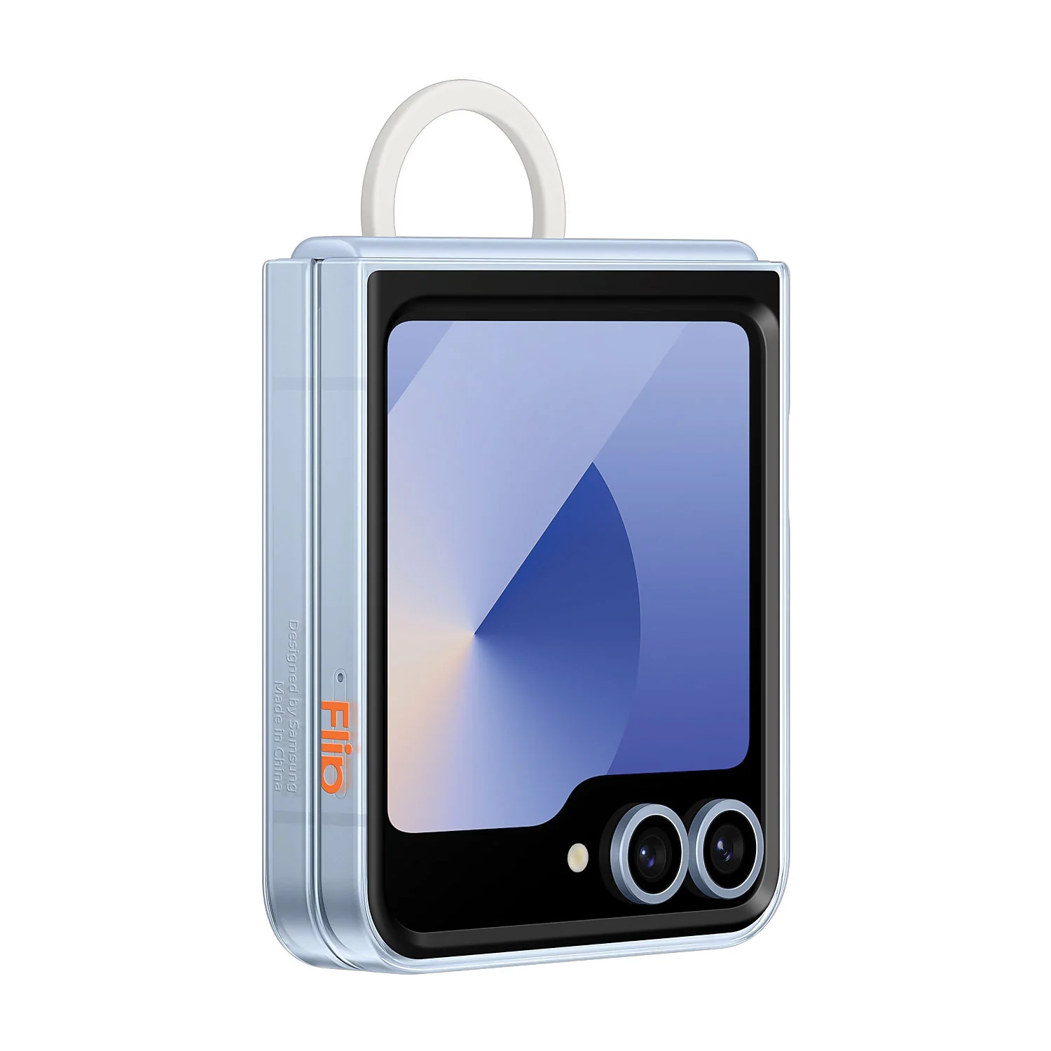Samsung Galaxy Z Flip6 Clear Case with Ring - Image 4