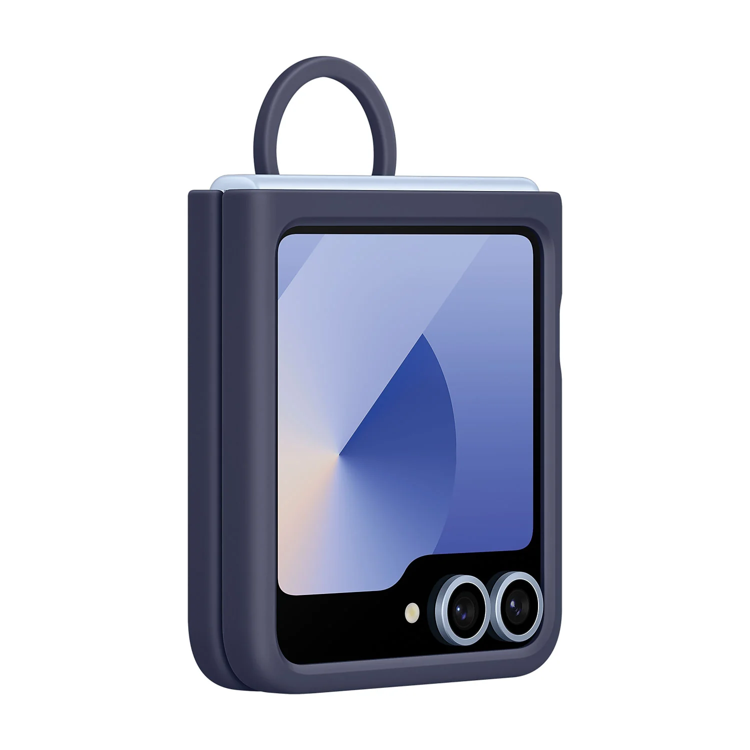 Samsung Galaxy Z Flip6 Silicone Case with Ring - Image 10