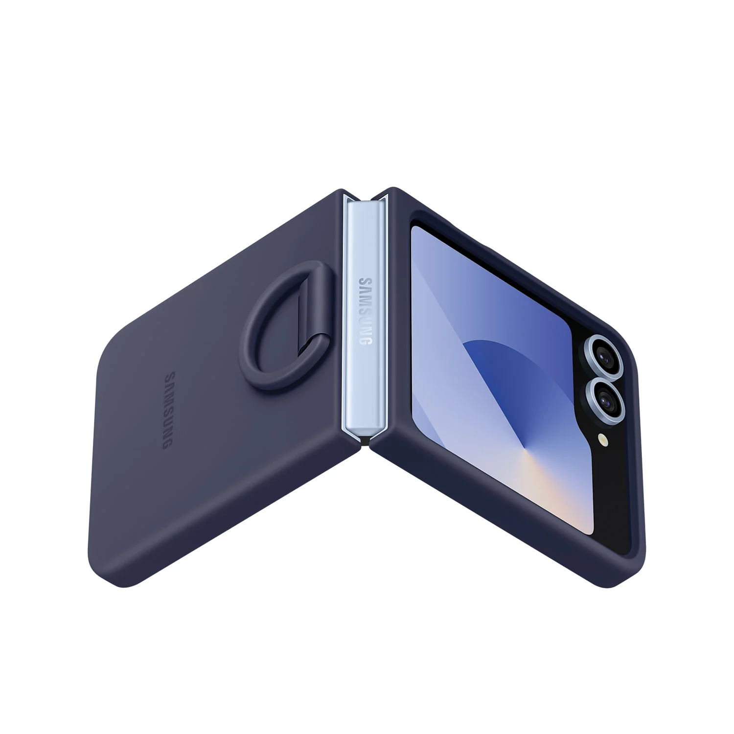 Samsung Galaxy Z Flip6 Silicone Case with Ring - Image 11