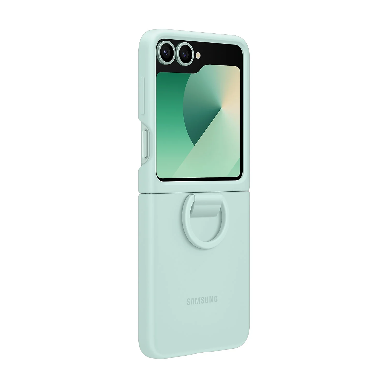 Samsung Galaxy Z Flip6 Silicone Case with Ring - Image 13