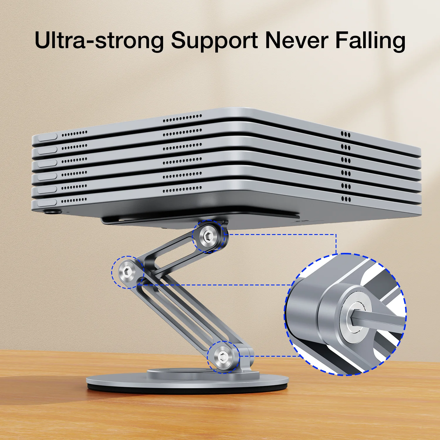 Tablet Stands 360 Rotating Foldable iPad Holder Stand - Image 6