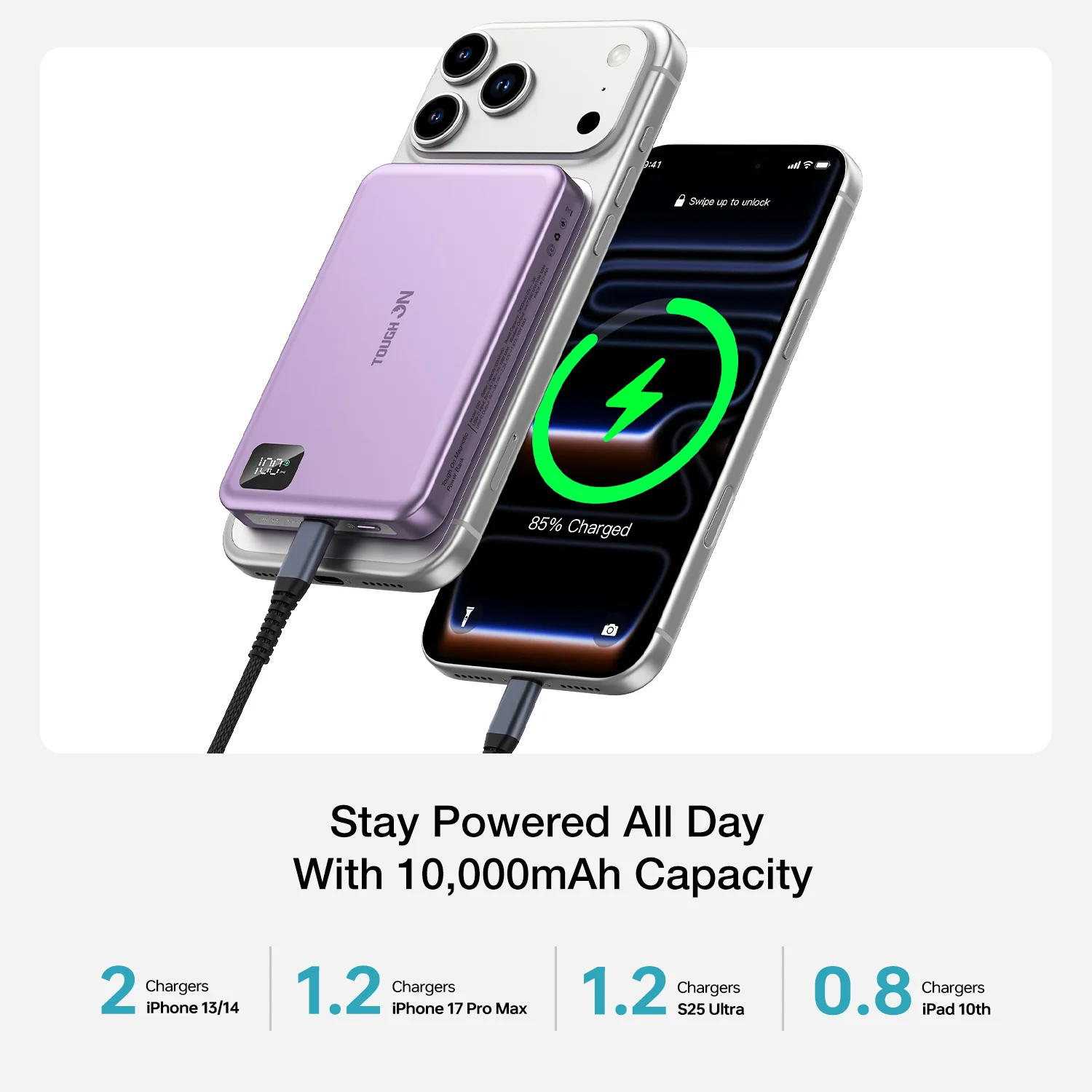 Tough On 10000mAh Magnetic Power Bank - Image 21