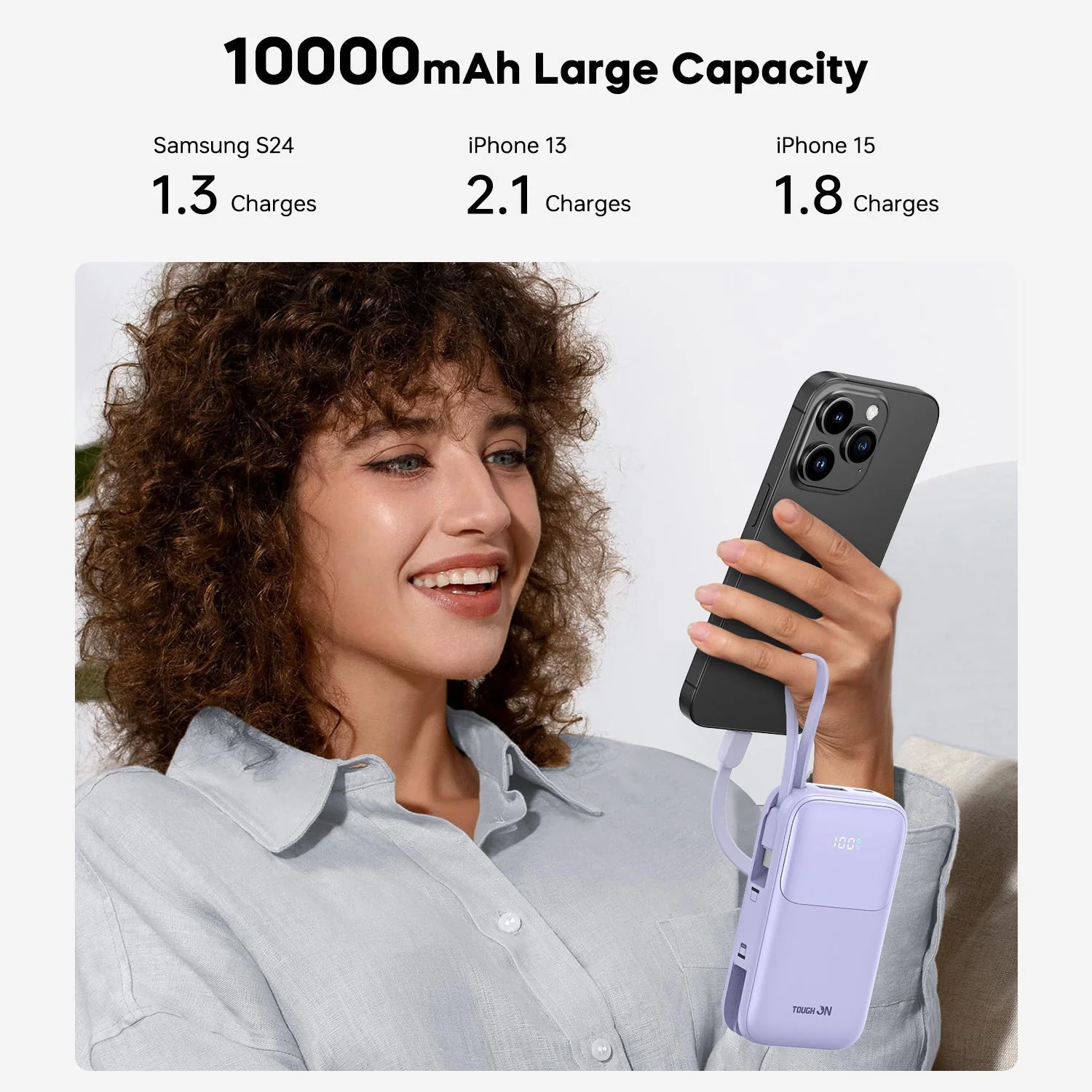 Tough On 10000mAh Power Bank (20W) + USB-C Charger (30W) Bundle - Image 12