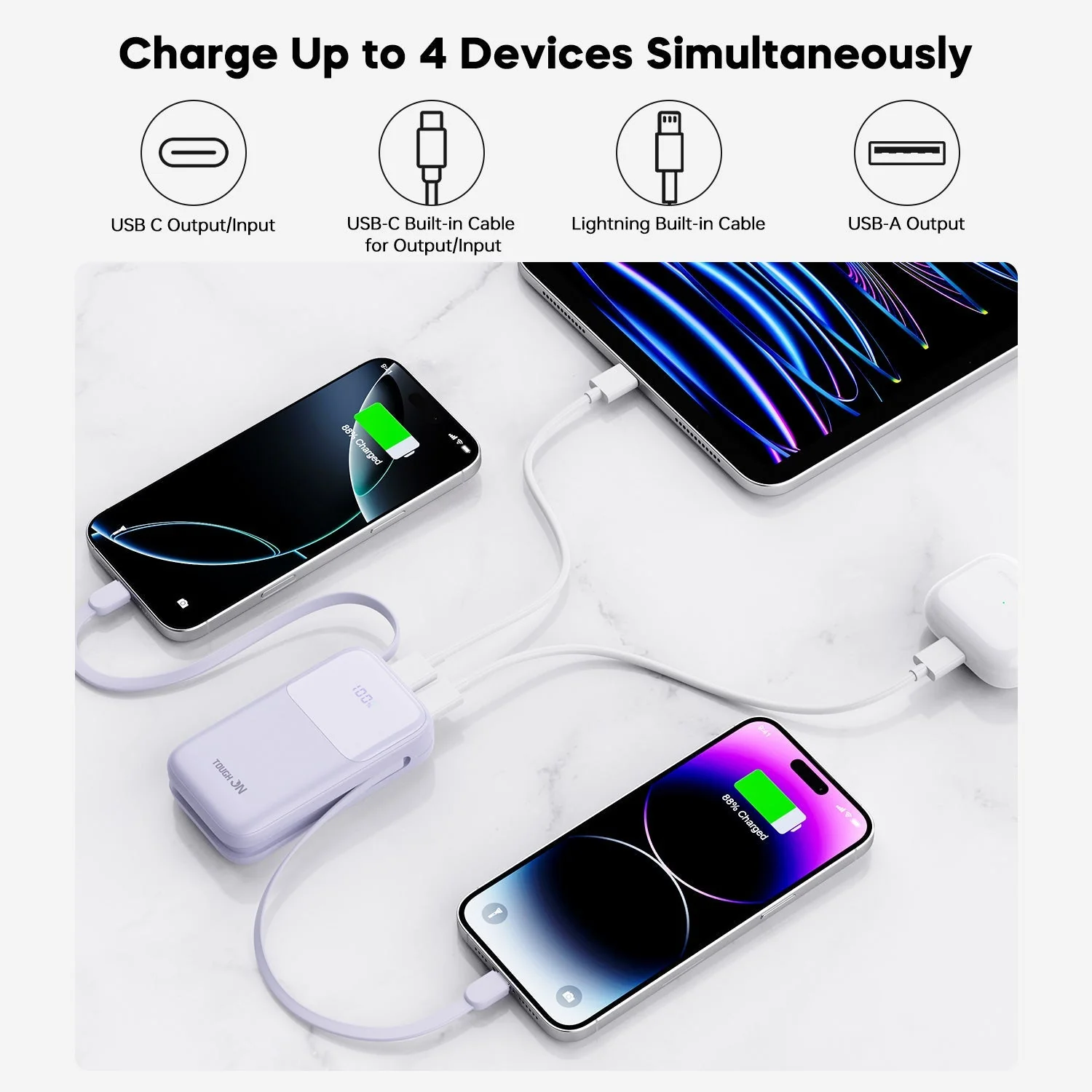 Tough On 10000mAh Power Bank (20W) + USB-C Charger (30W) Bundle - Image 13
