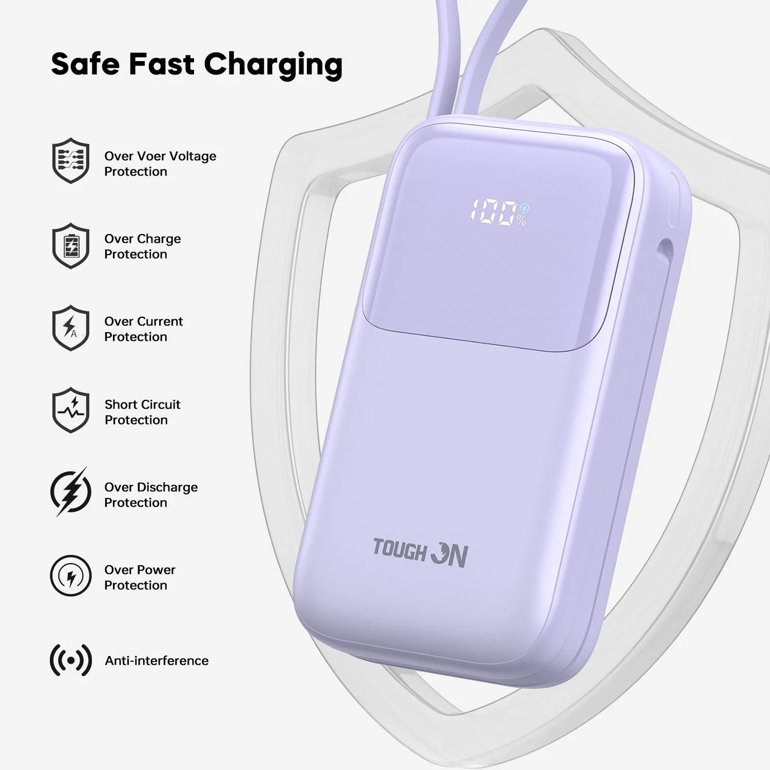 Tough On 10000mAh Power Bank (20W) + USB-C Charger (30W) Bundle - Image 14