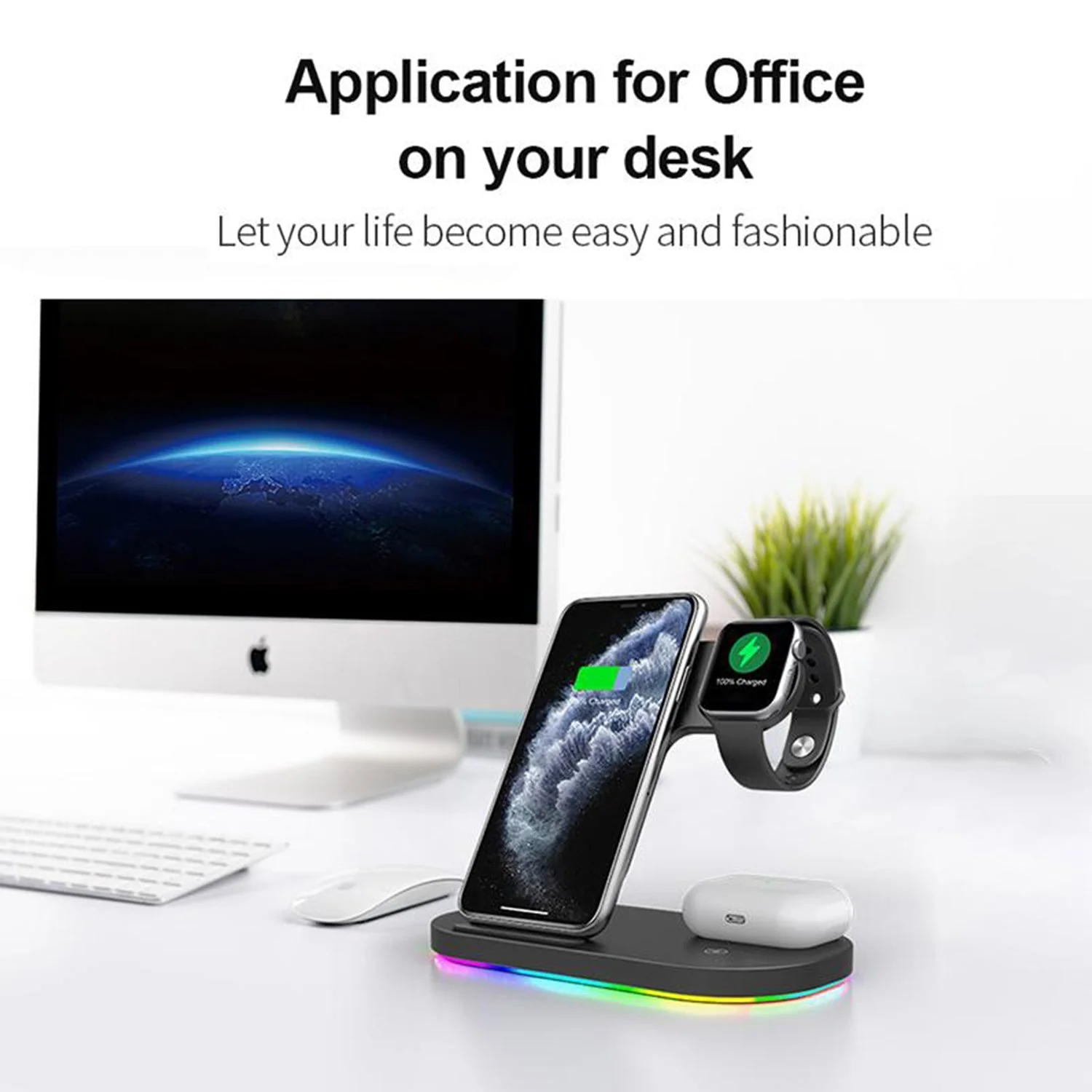 Tough On 3-in-1 Wireless Charger (for Apple Devices) and 20W USB-C Charger Bundle - Image 11