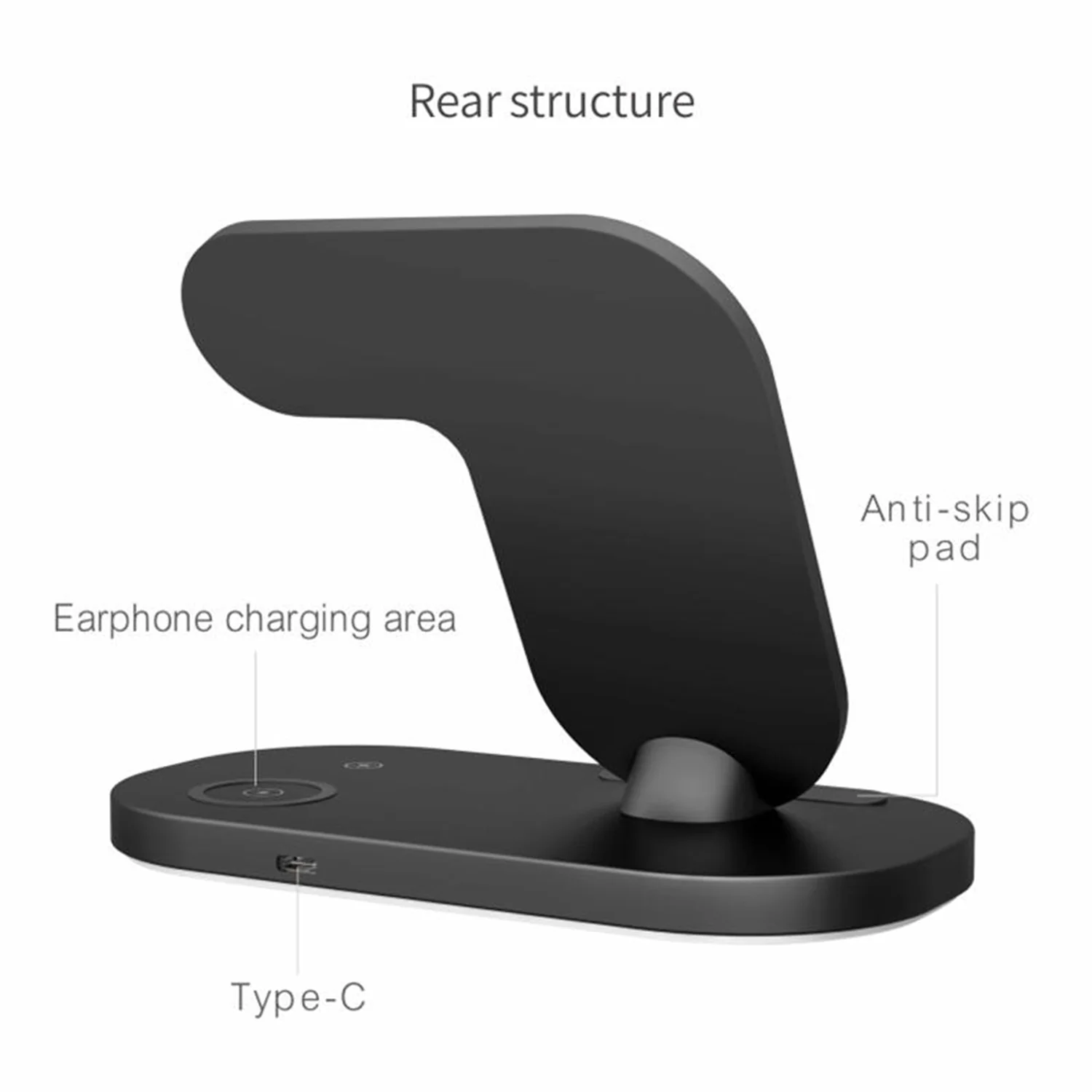 Tough On 3 in 1 Wireless Charger Stand Dock for Apple iPhone Watch Airpods - Image 15
