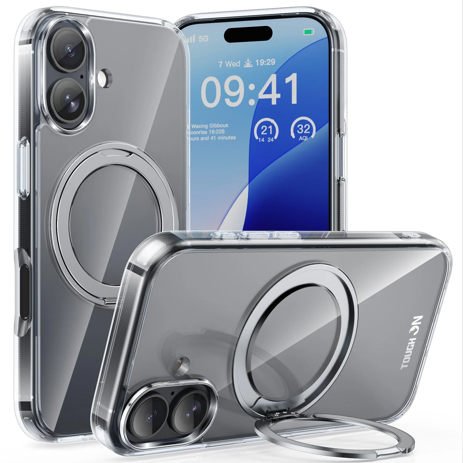 Tough On 360° Rotate Stand Case With MagSafe for iPhone - Image 14
