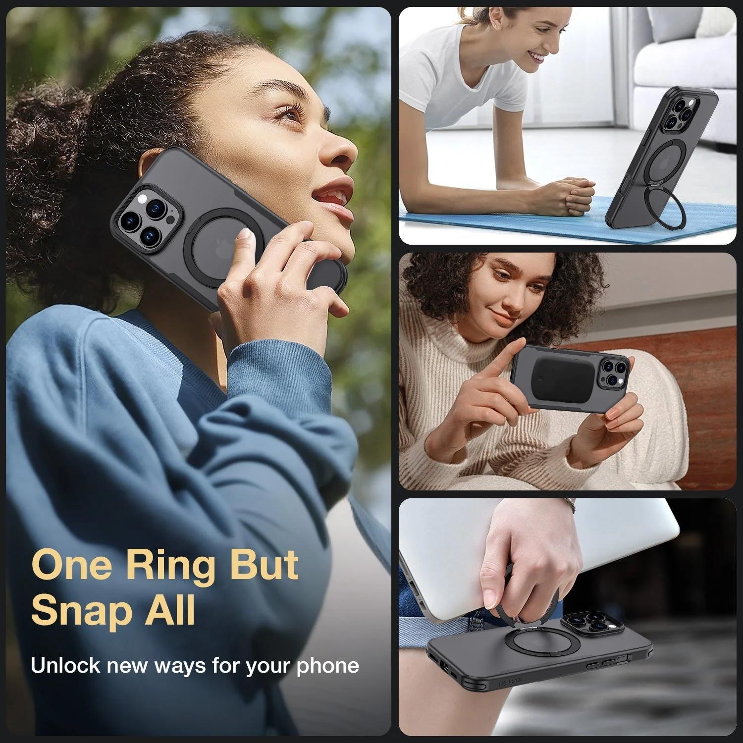 Tough On 360° Rotate Stand Case With MagSafe for iPhone - Image 20