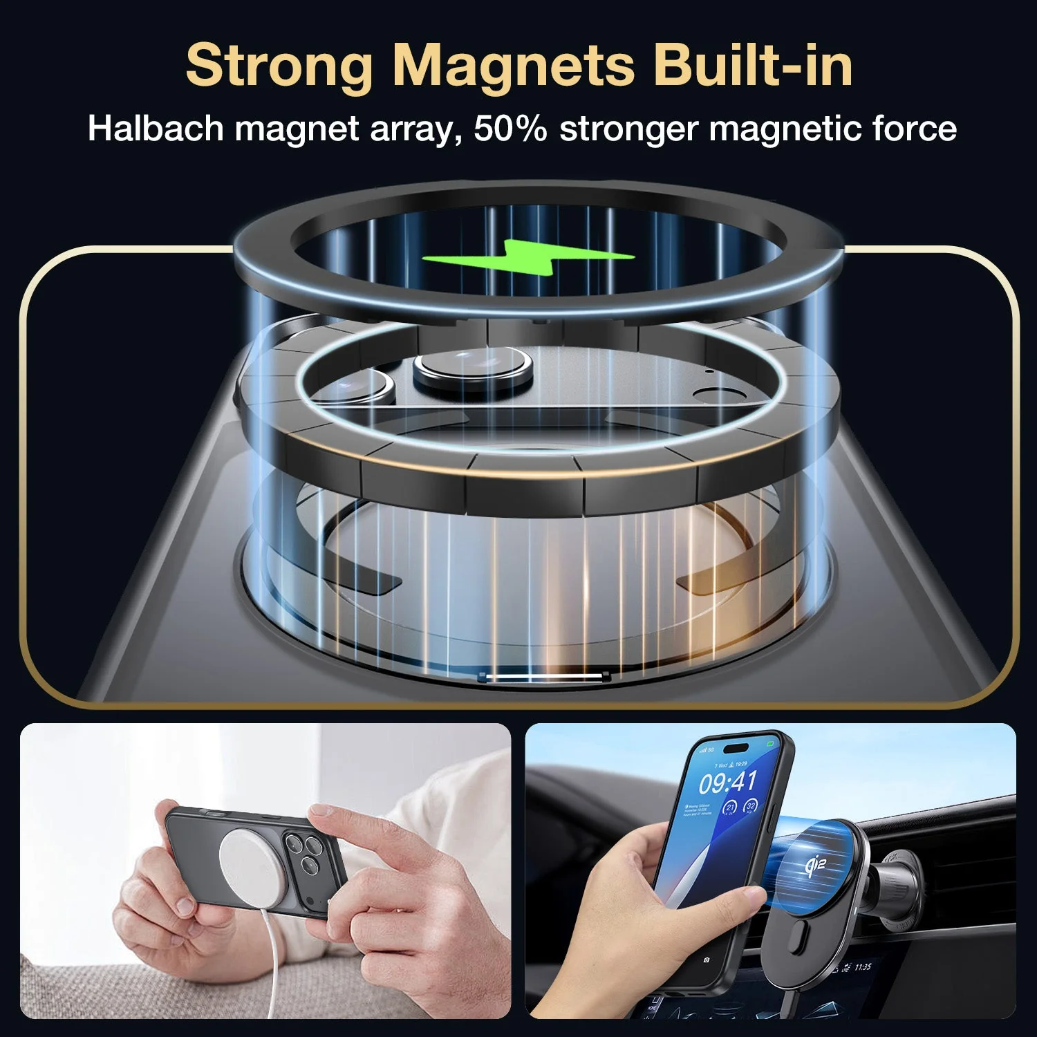 Tough On 360° Rotate Stand Case With MagSafe for iPhone - Image 21