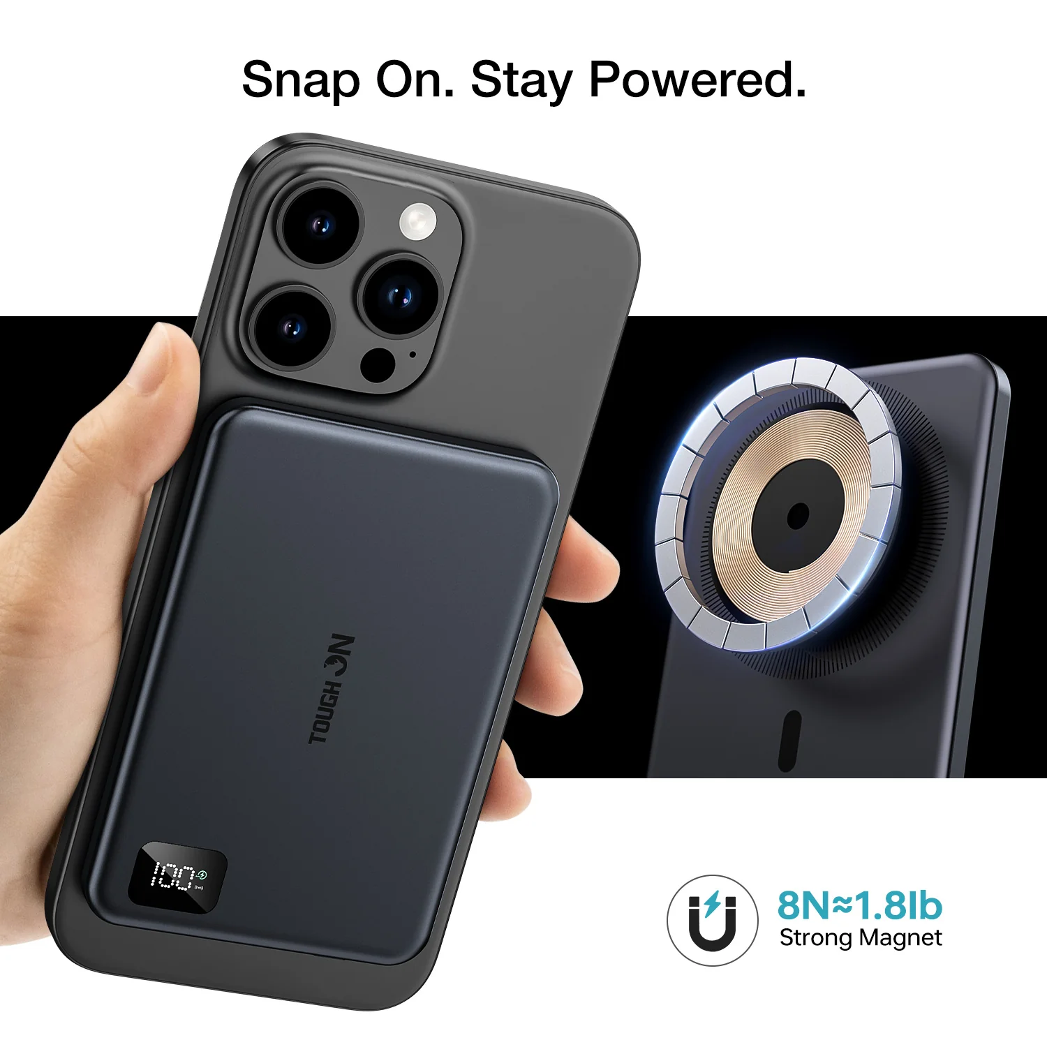 Tough On 5000mAh Ultra Slim Magnetic Power Bank - Image 12