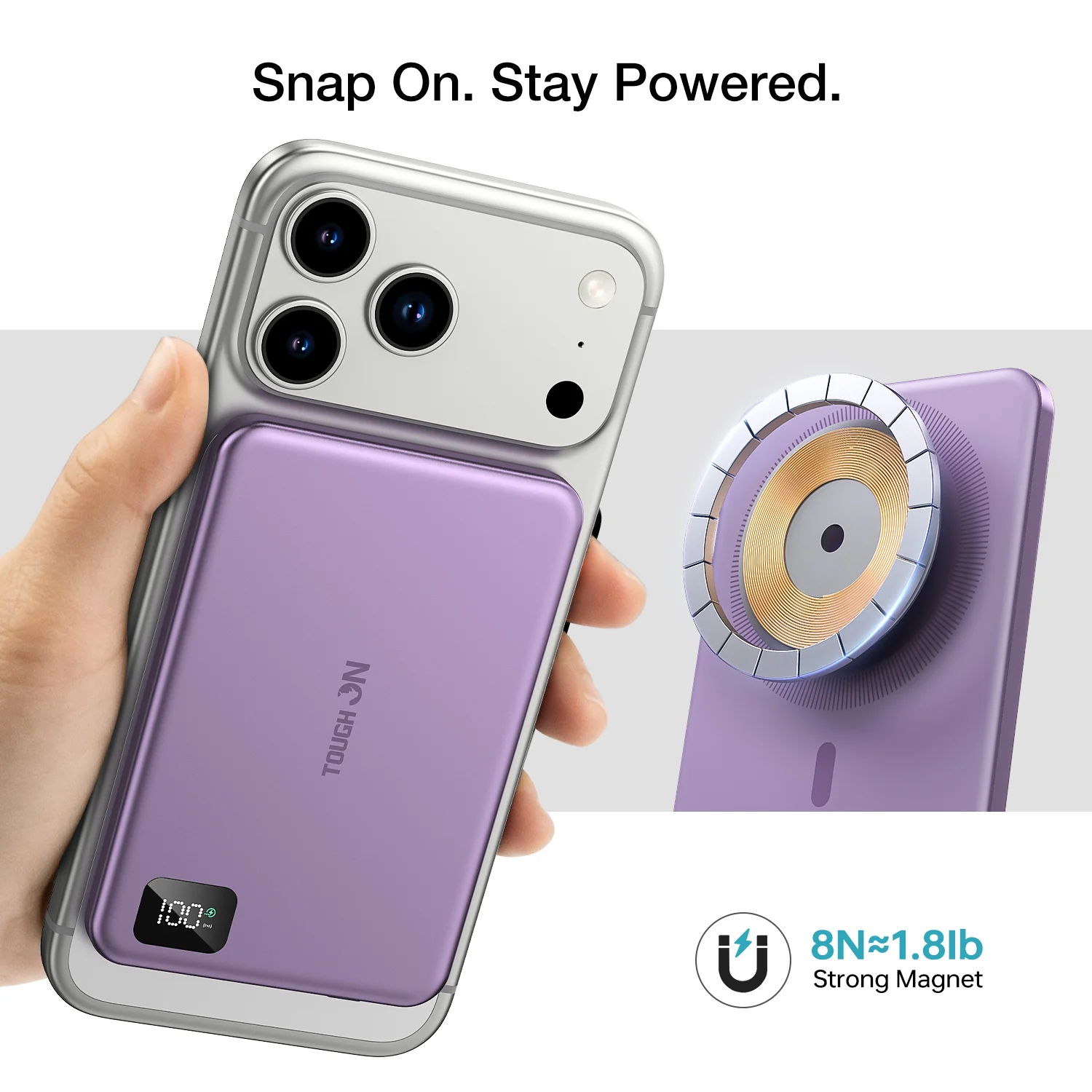 Tough On 5000mAh Ultra Slim Magnetic Power Bank - Image 21