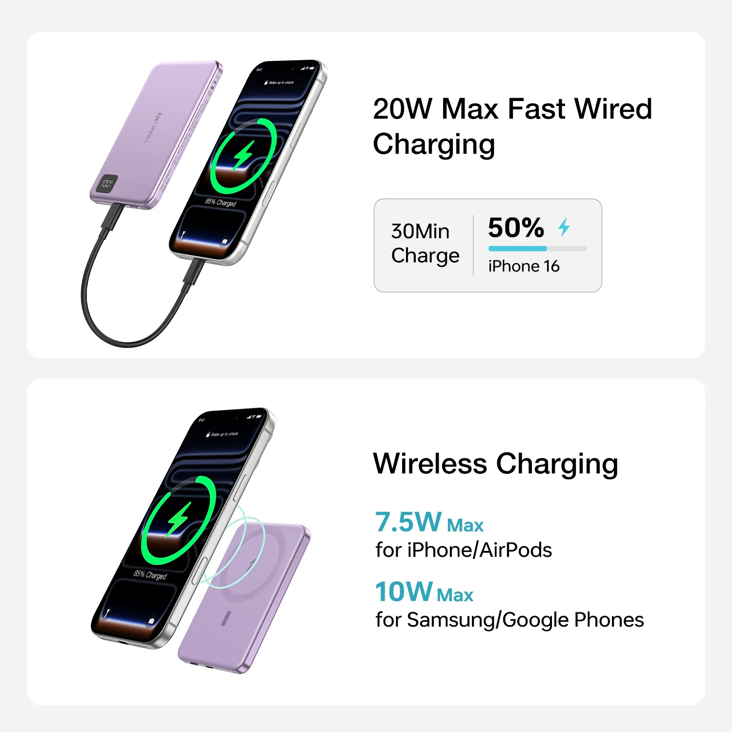 Tough On 5000mAh Ultra Slim Magnetic Power Bank - Image 24