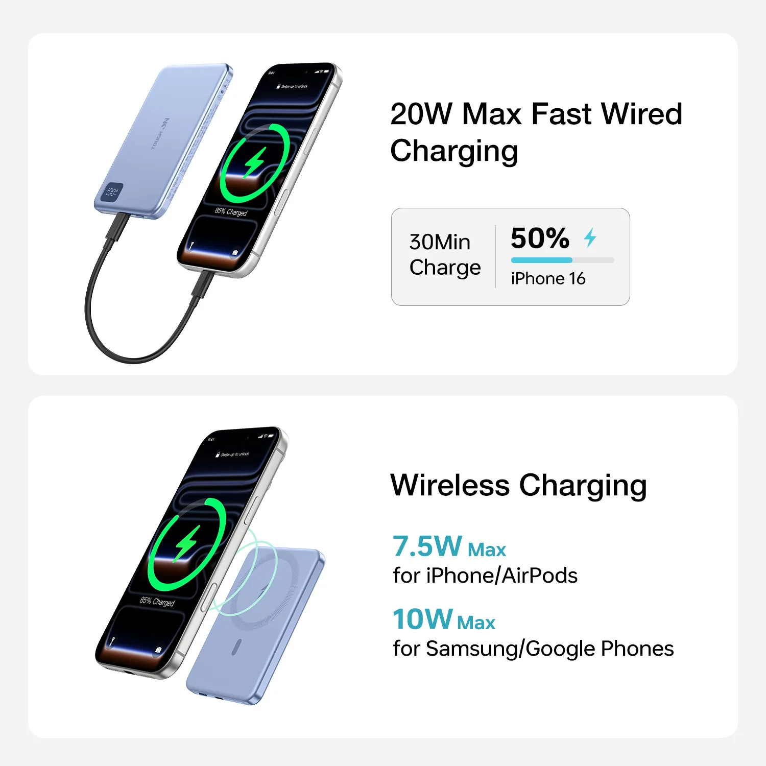 Tough On 5000mAh Ultra Slim Magnetic Power Bank - Image 29