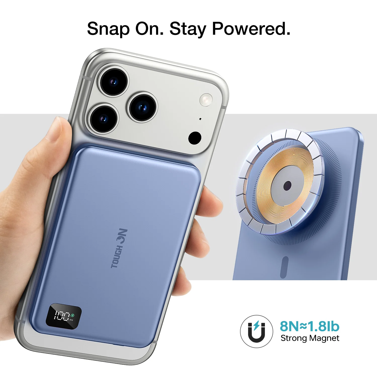 Tough On 5000mAh Ultra Slim Magnetic Power Bank - Image 30